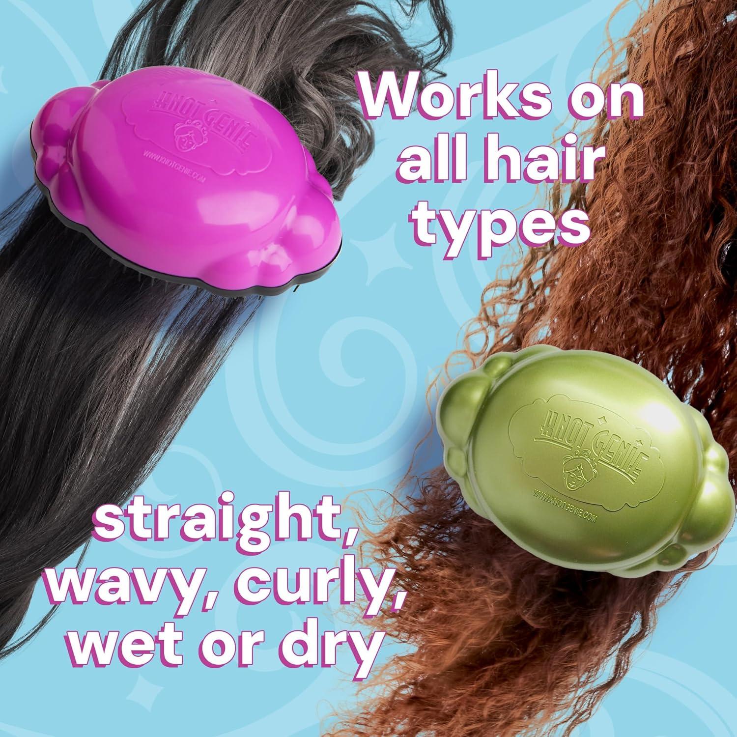 Cepillo Desenredante Knot Genie Teeny Azul para Niños