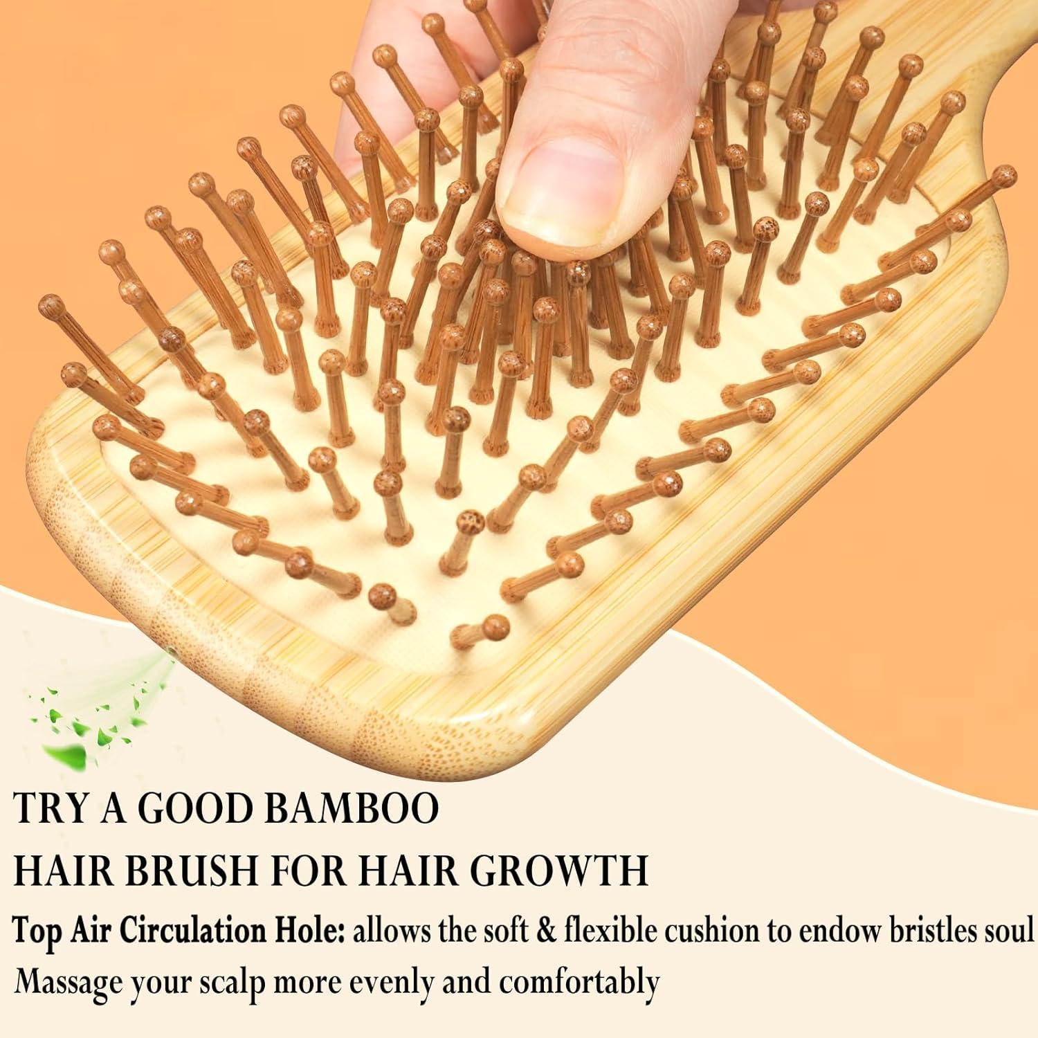 Cepillo de Bambú Adevwair para Crecimiento del Cabello 24.89cm