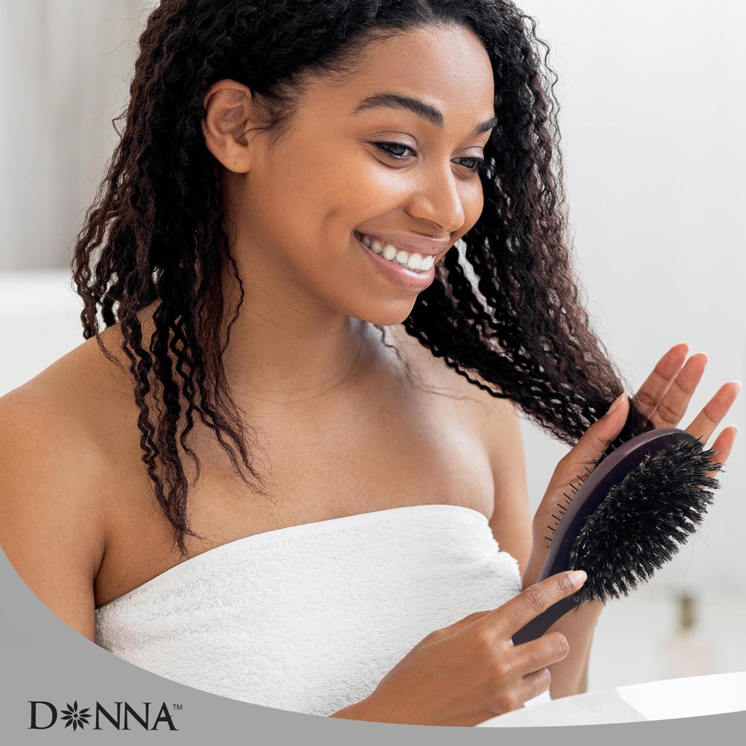 Cepillo Doble Cara Donna - Cerdas de Jabalí Naturales 25.4cm