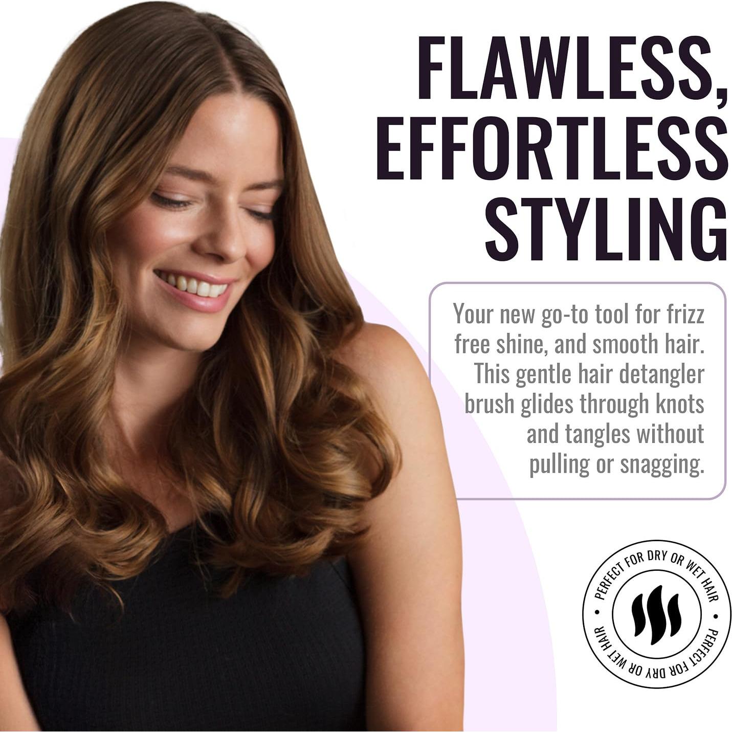 Cepillo de Pelo Ergo ER1000 Paddle Grande Antifrizz