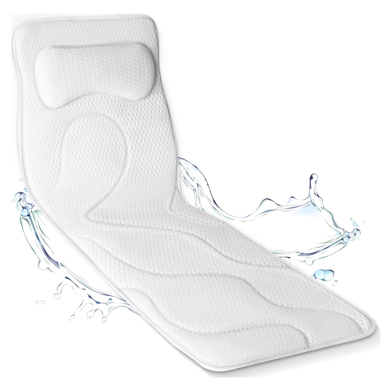 Almohada de Baño Completo Poemland con 168 Ventosas Antideslizantes