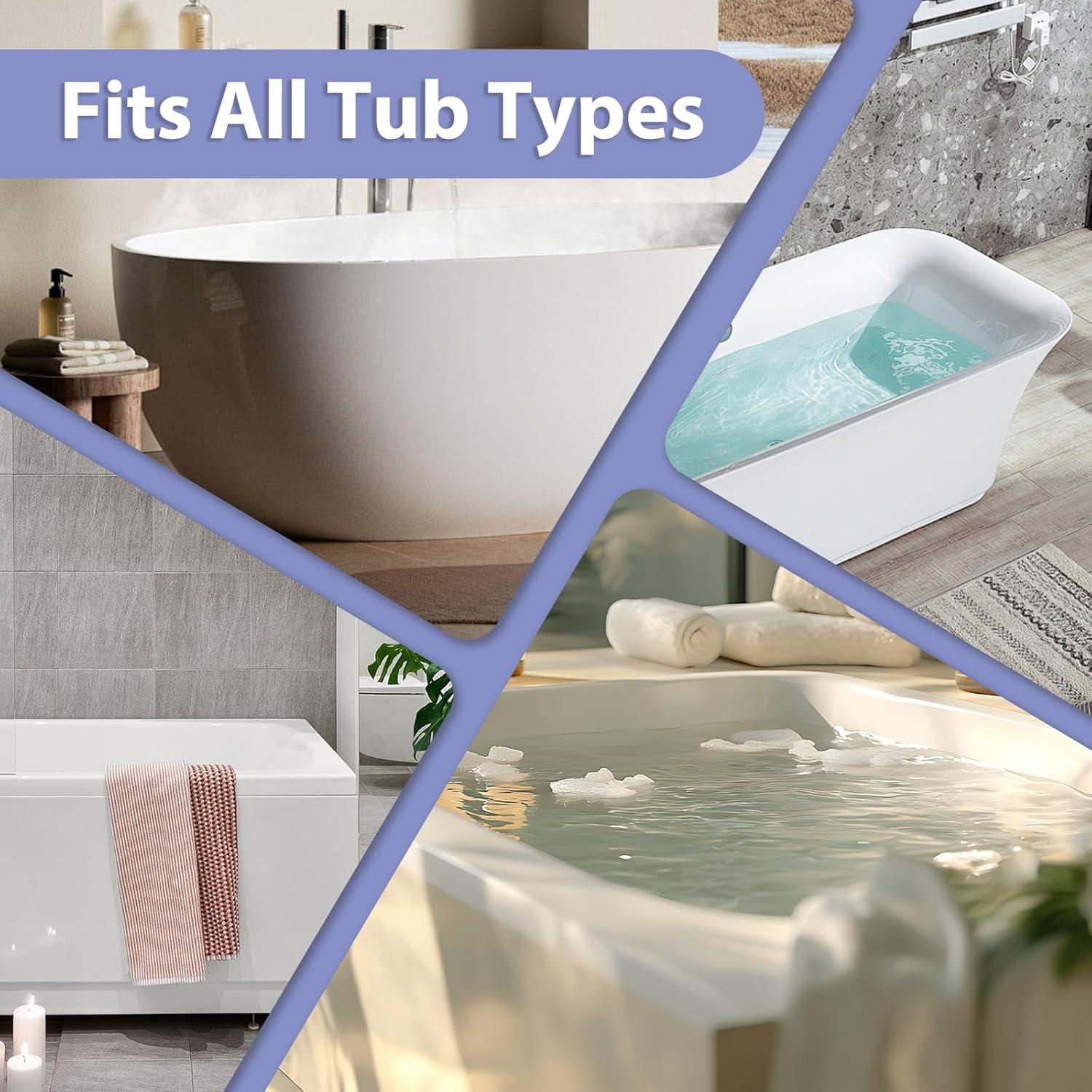 Almohada de Baño Completo Poemland con 168 Ventosas Antideslizantes