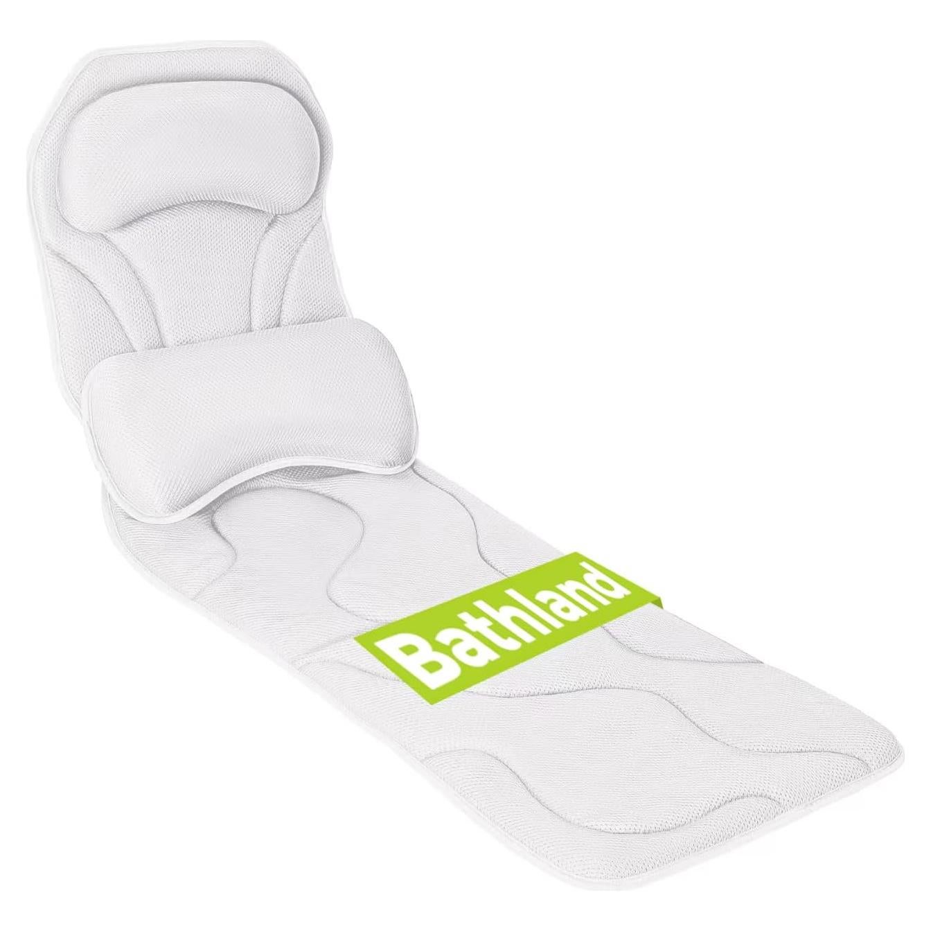 Almohada de Baño Completo Bathland 132x43 cm con Ventosas