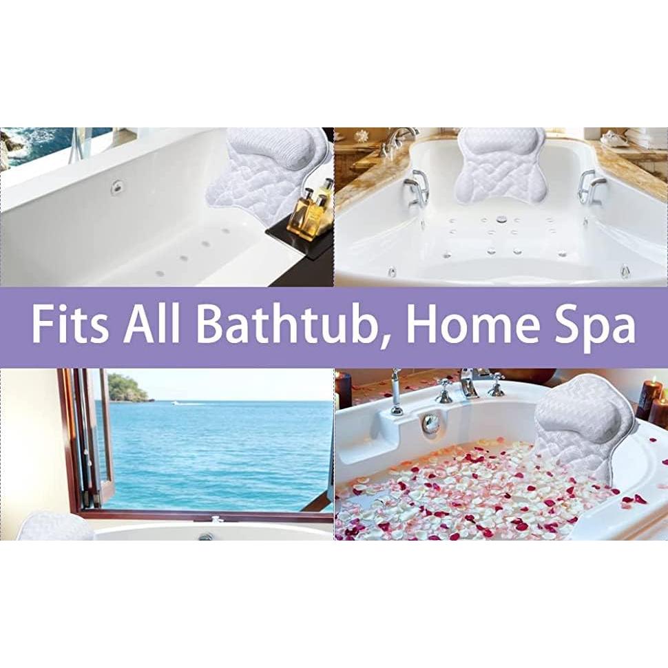 Almohada de Baño Fitheaven 3D AirMesh con Ventosas Antideslizantes