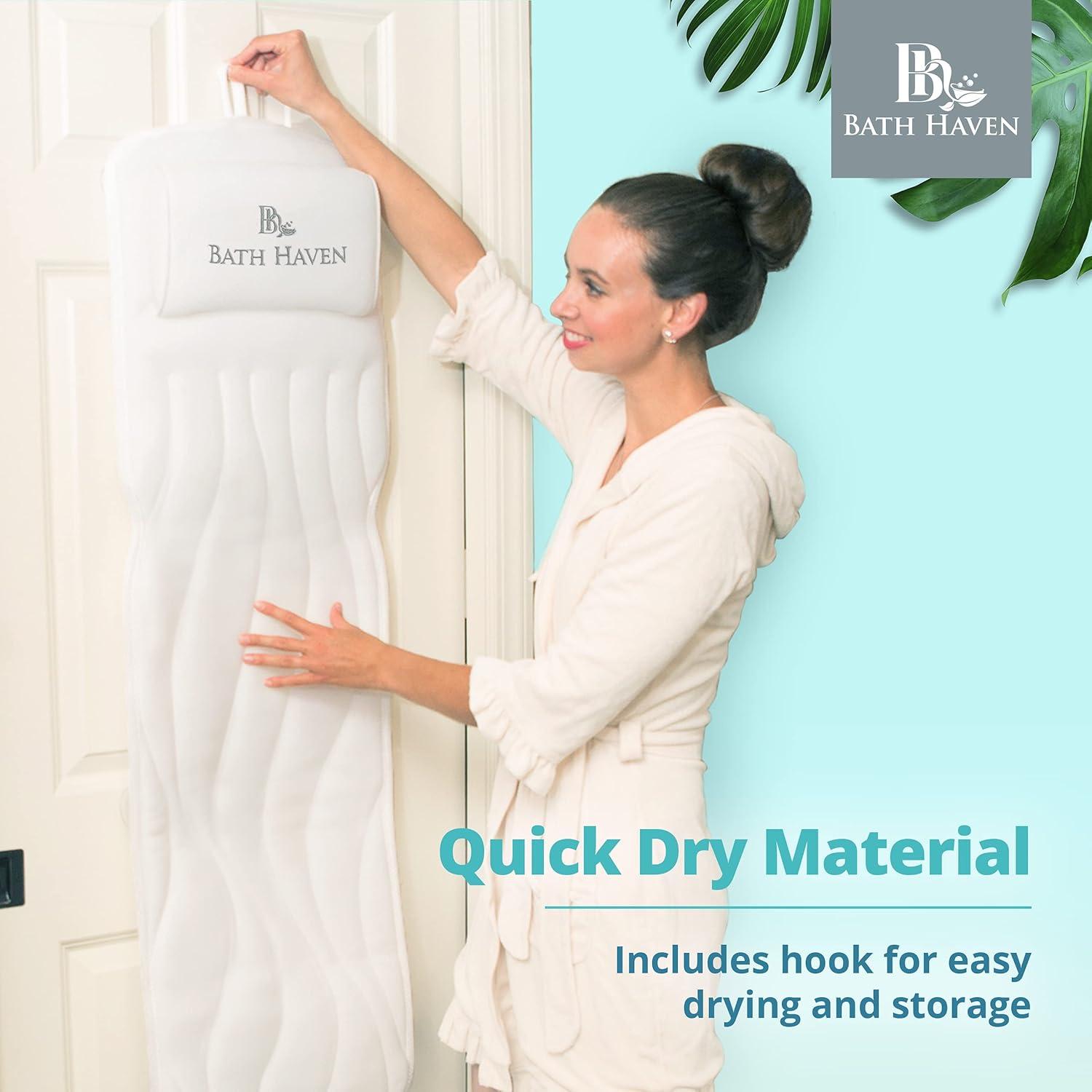 Almohada de Baño Bath Haven - Cojín de Spa 127x38 cm