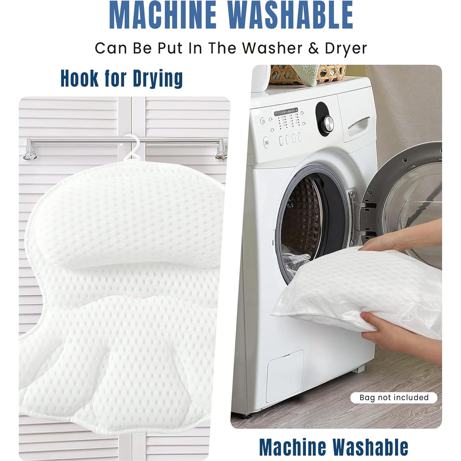 Almohada de Baño Antideslizante Pretty Evy - Ergonómica y Lujosa