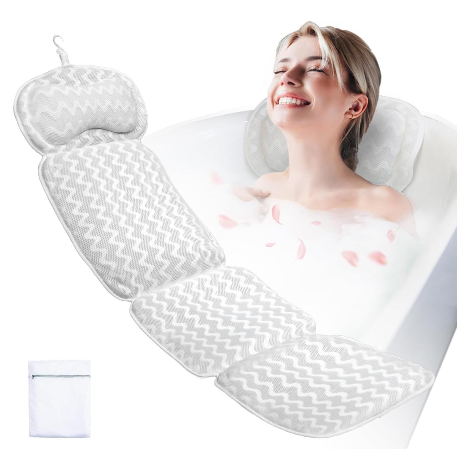 Almohada de Baño de Cuerpo Completo MYoGMK - Malla 4D, Suave y Transpirable