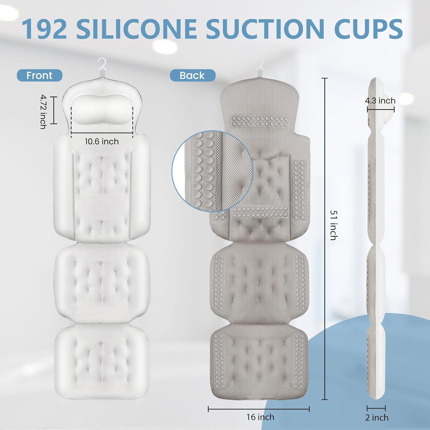 Almohada de Baño de Cuerpo Completo sxiiro 130x40.6cm