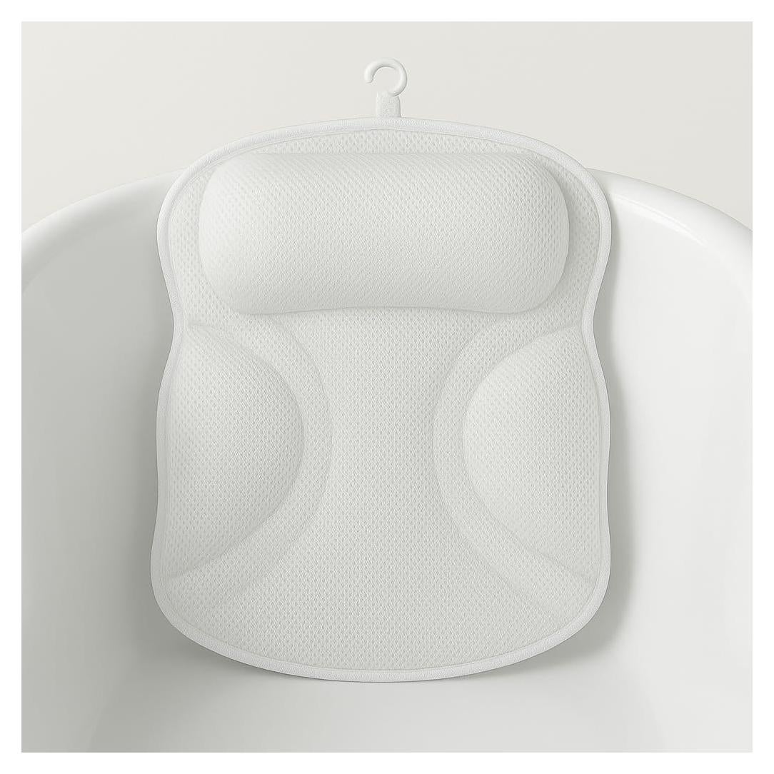 Almohada de Baño EULAXLAB 2025 con Soporte Doble y Antideslizante