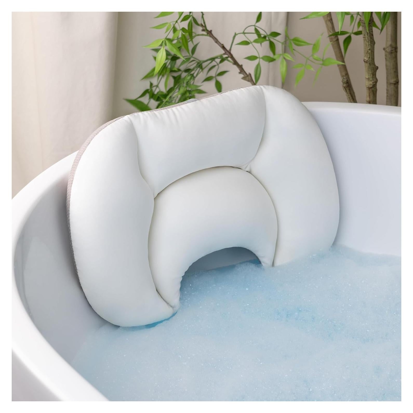 Almohada de Baño Sunlit Ultra Suave con Ventosas - Soporte Ergonómico