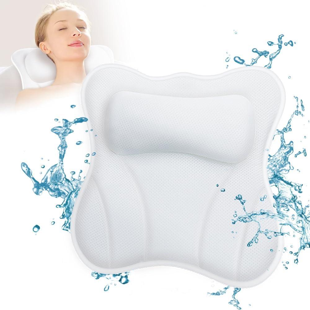 Almohada de Baño B BEAUTYBABY 4D con Ventosas Antideslizantes