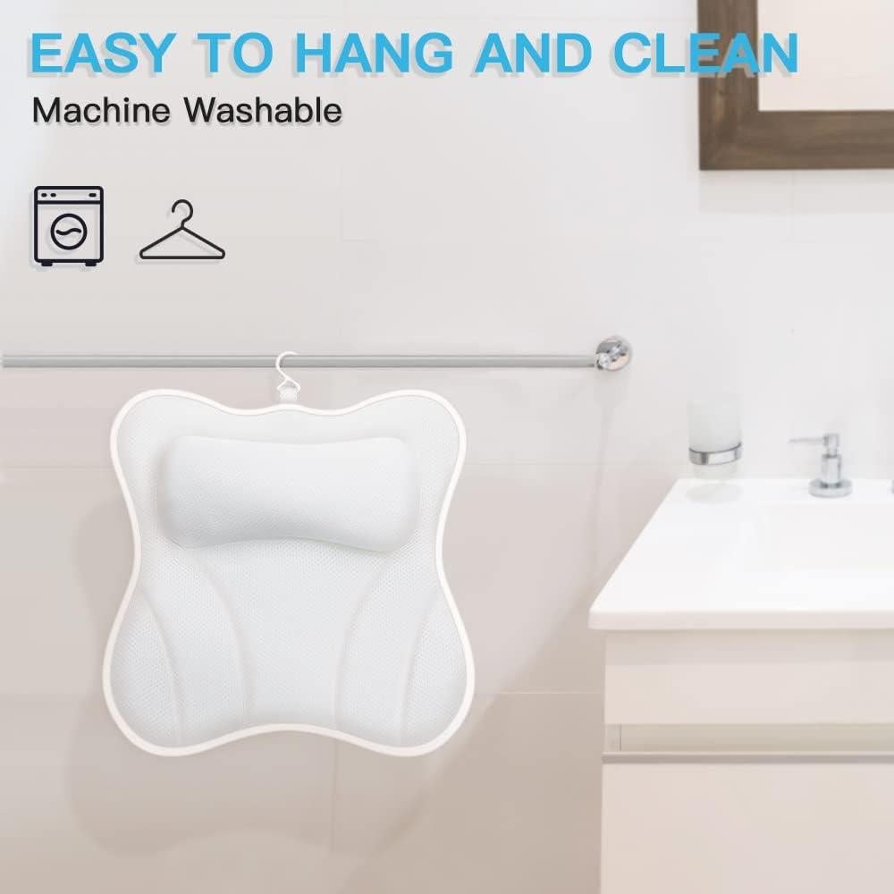 Almohada de Baño B BEAUTYBABY 4D con Ventosas Antideslizantes