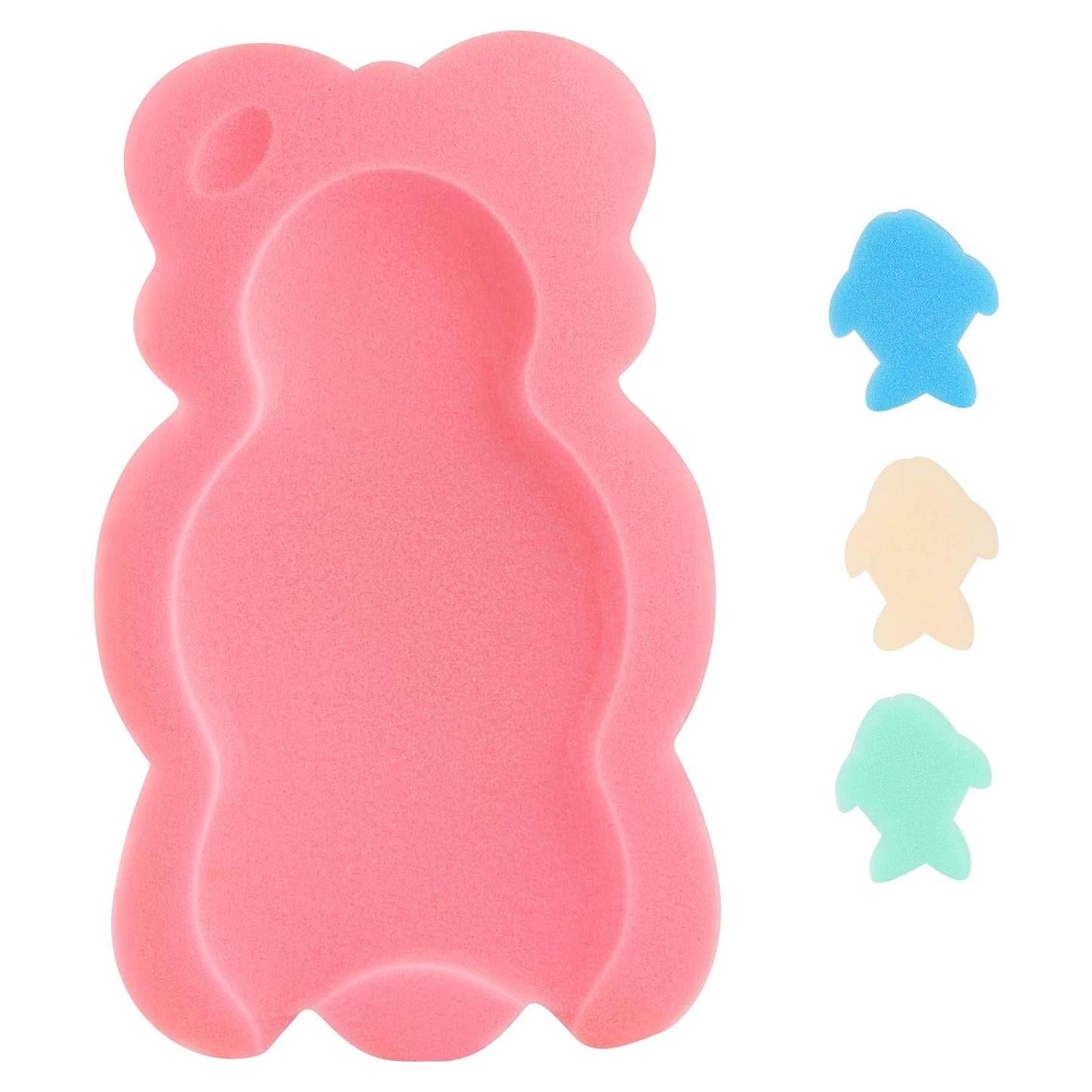 Cojín de Baño para Bebés Rosa - Almohadilla Suave 49x30cm