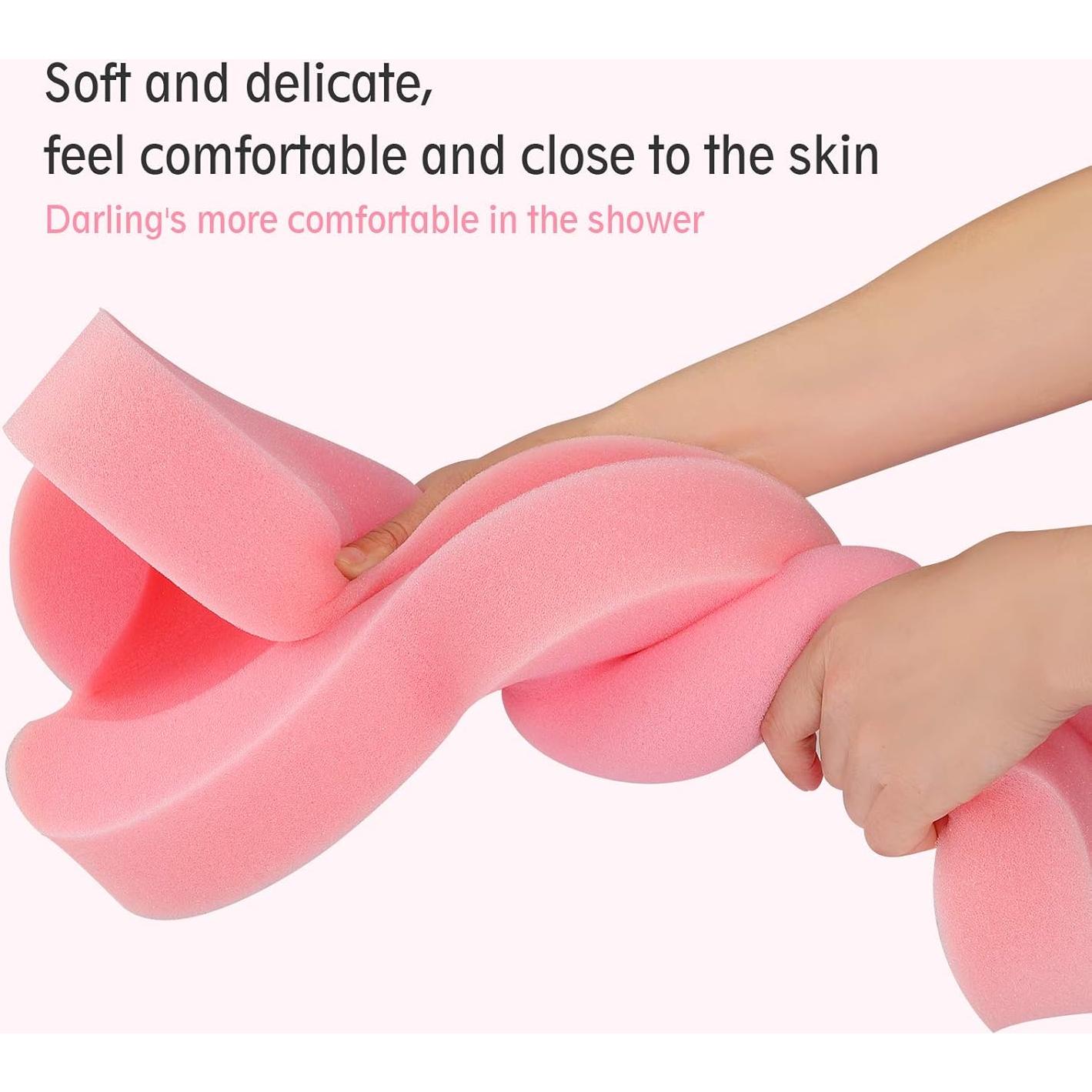 Cojín de Baño para Bebés Rosa - Almohadilla Suave 49x30cm