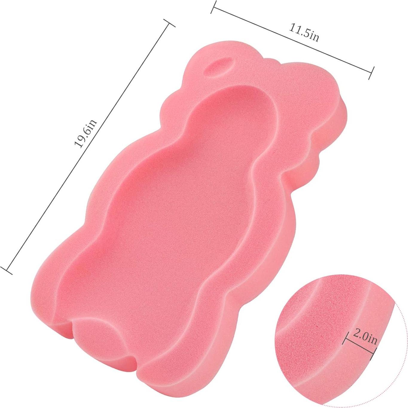 Cojín de Baño para Bebés Rosa - Almohadilla Suave 49x30cm