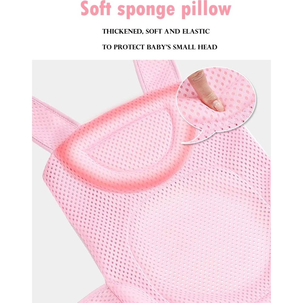 Soporte de Baño para Bebés SIQITECHNO Almohadilla Malla Rosa 107x77cm