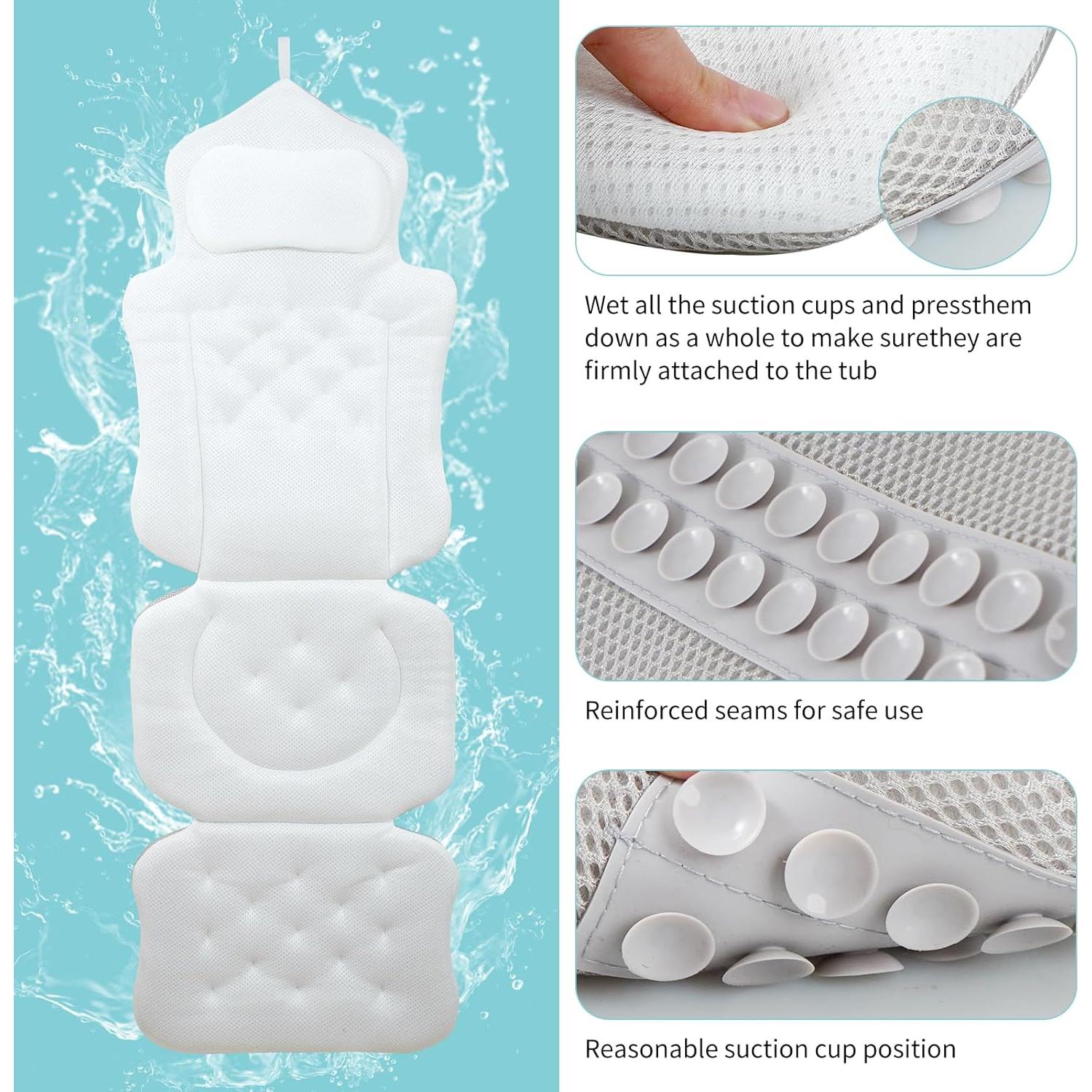 Almohada de Baño AOBIS de Cuerpo Completo 129.54x43.18cm