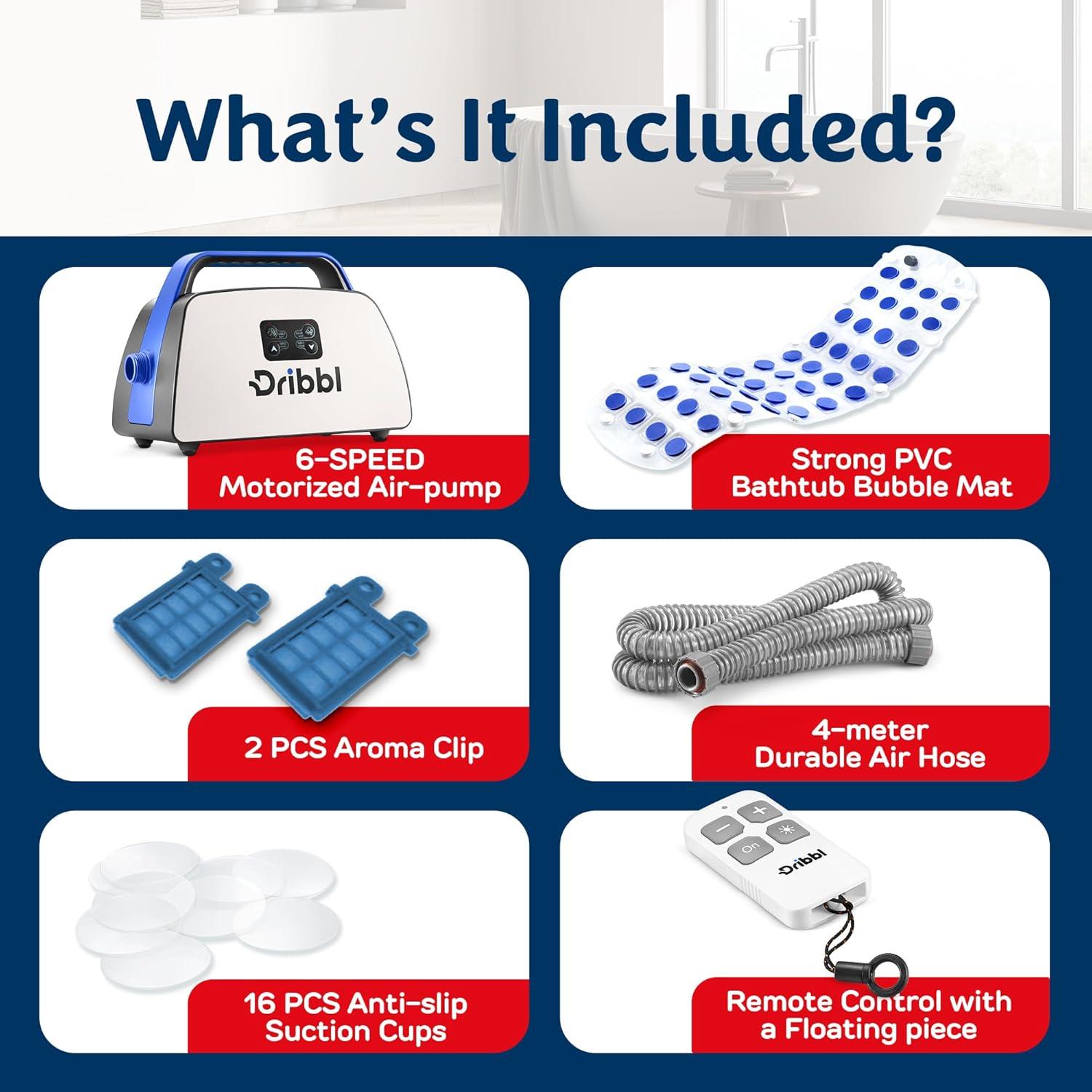 Alfombrilla de Masaje Eléctrica Dribbl 120x40 cm 6 Velocidades