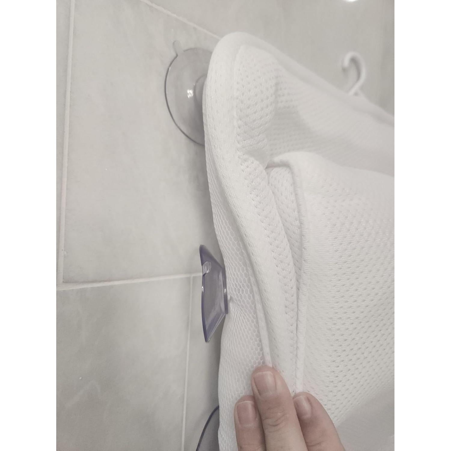 Almohada de Baño Completa Dependable - Malla 5D con 21 Ventosas