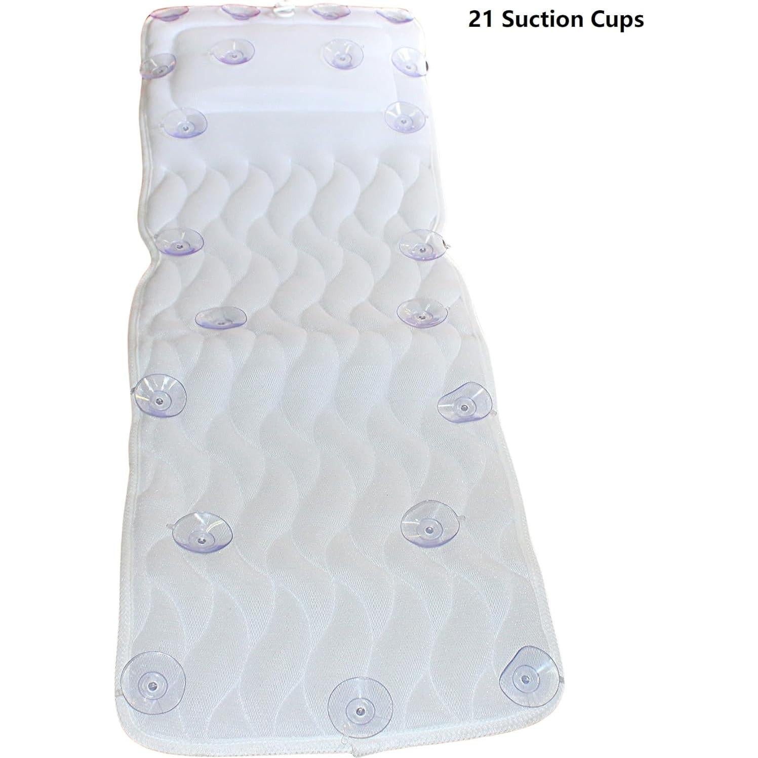 Almohada de Baño Completa Dependable - Malla 5D con 21 Ventosas