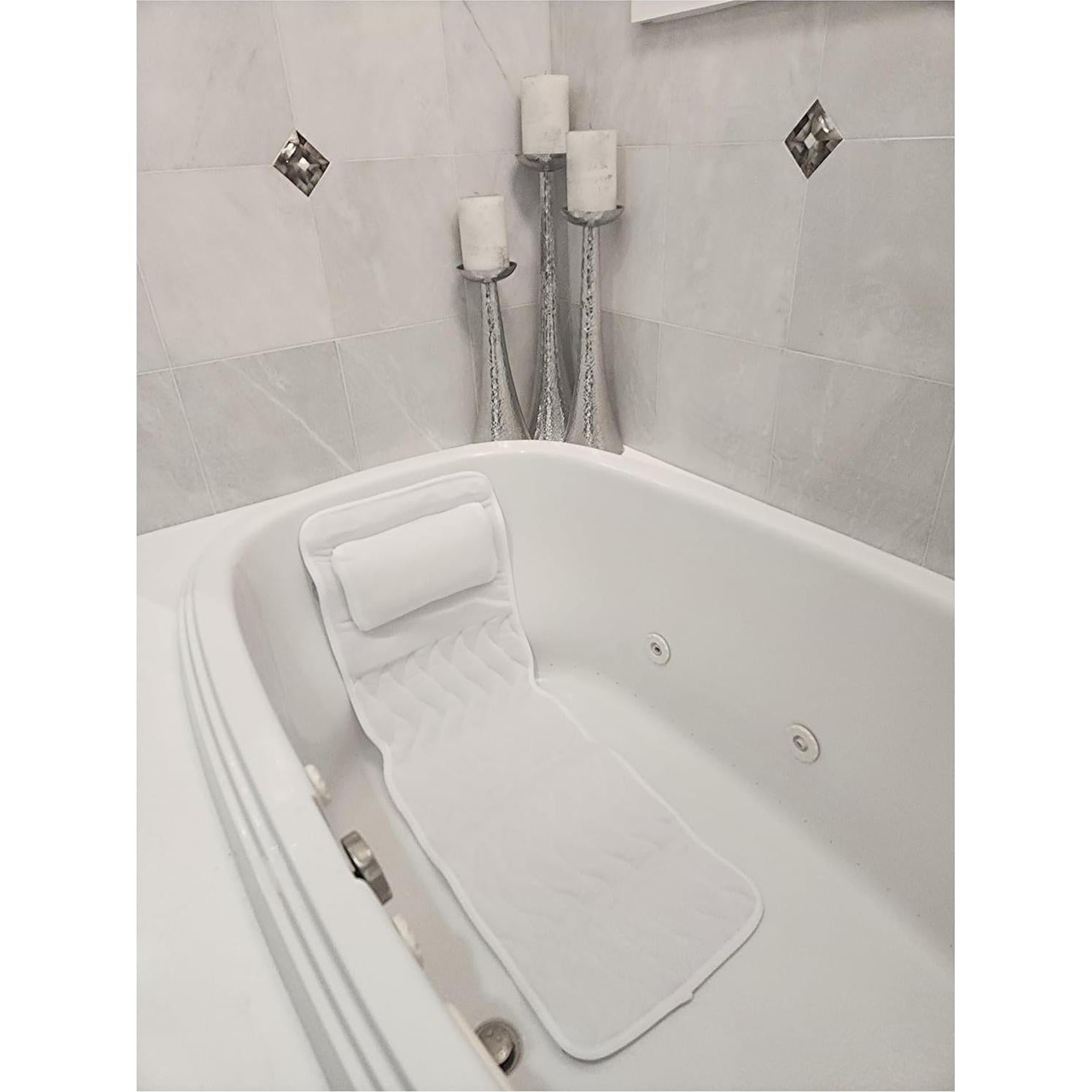 Almohada de Baño Completa Dependable - Malla 5D con 21 Ventosas