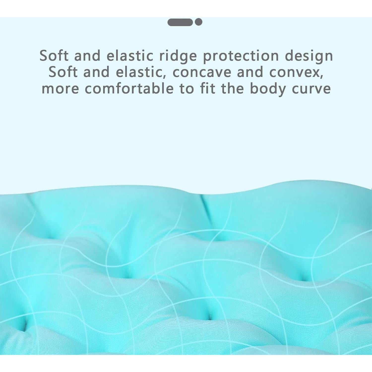 Almohada de Baño Ergonómica Juaugusep 93x40cm Azul