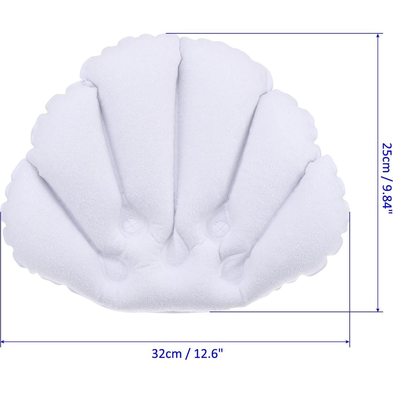 Paquete de 2 Almohadas de Baño Inflables M METERXITY - Soporte para Cuello