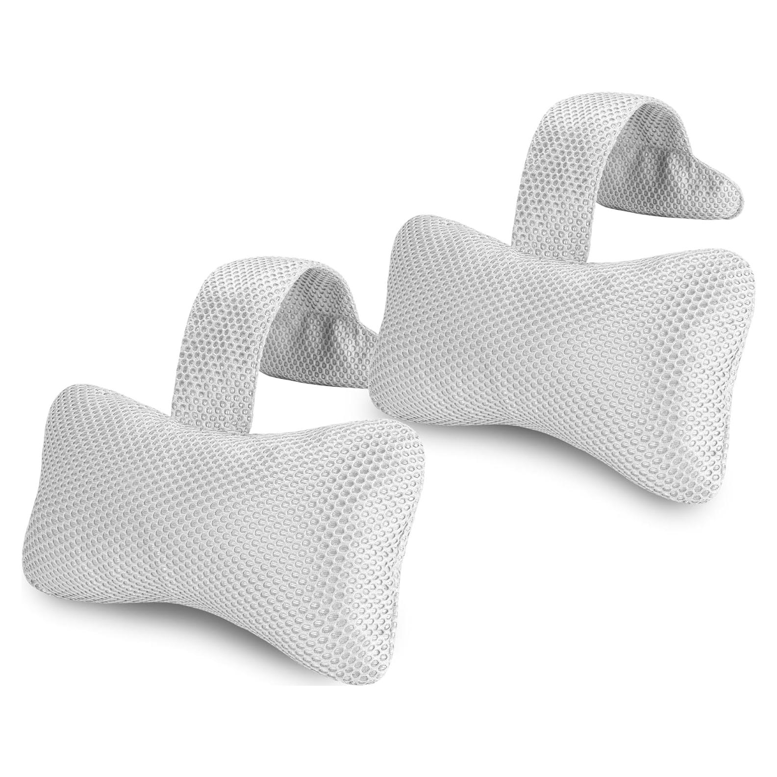 Almohada para Jacuzzi Keoltuo Ajustable 30x17 cm Gris - 2 Piezas