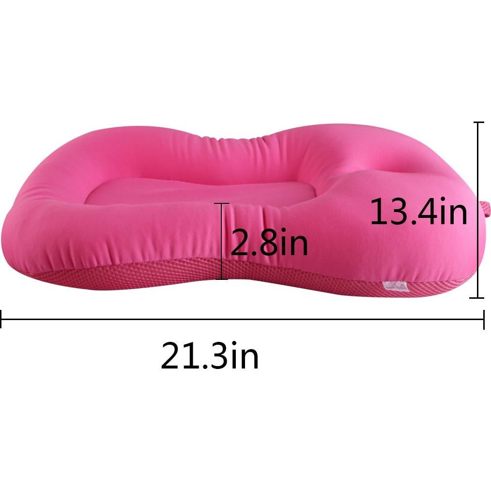 Cojín de baño antideslizante KAKIBLIN para bebés rosa 54x34 cm