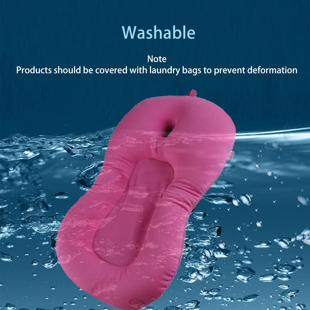Cojín de baño antideslizante KAKIBLIN para bebés rosa 54x34 cm