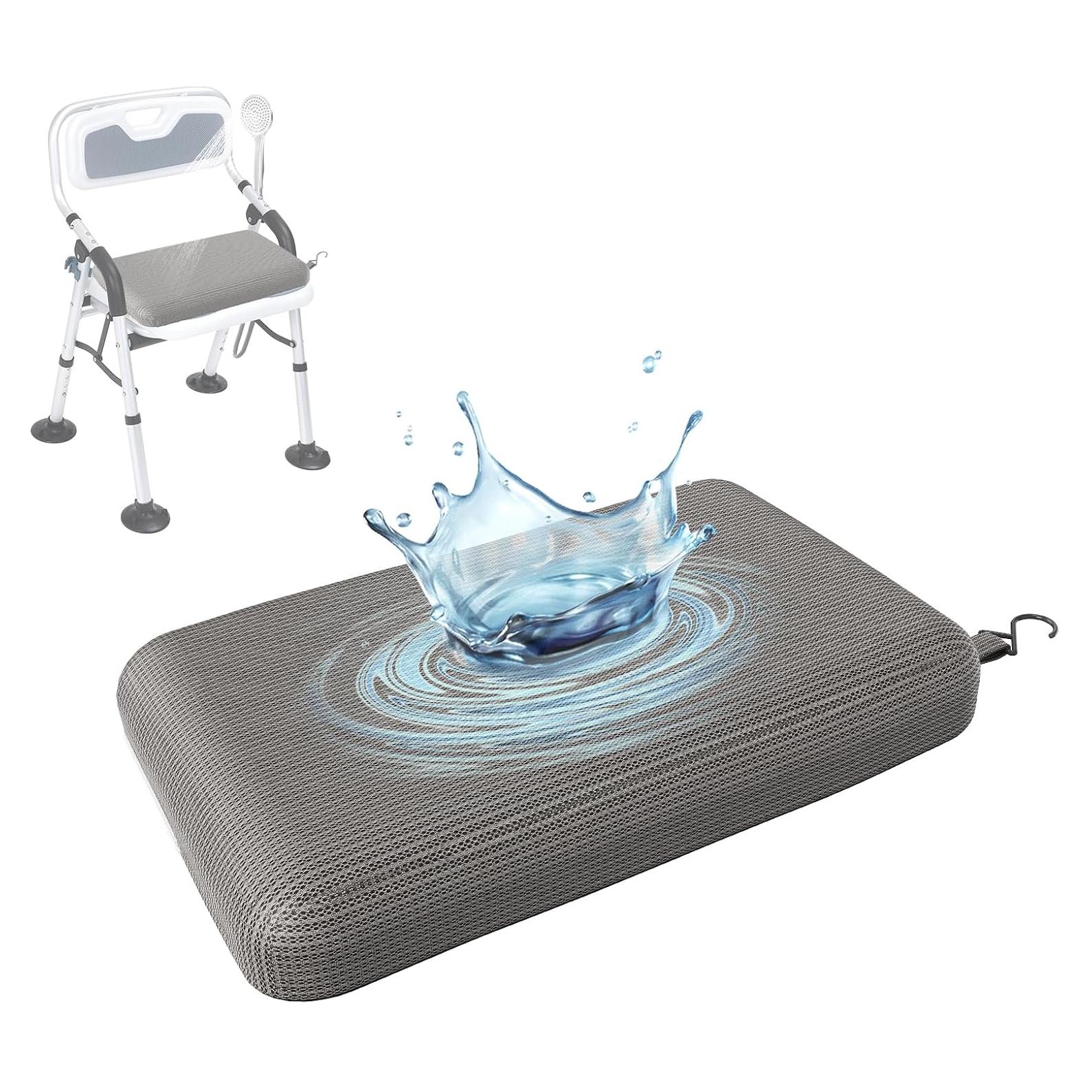 Cojín para Asiento de Ducha Fasjloctavty 40x30cm Antideslizante