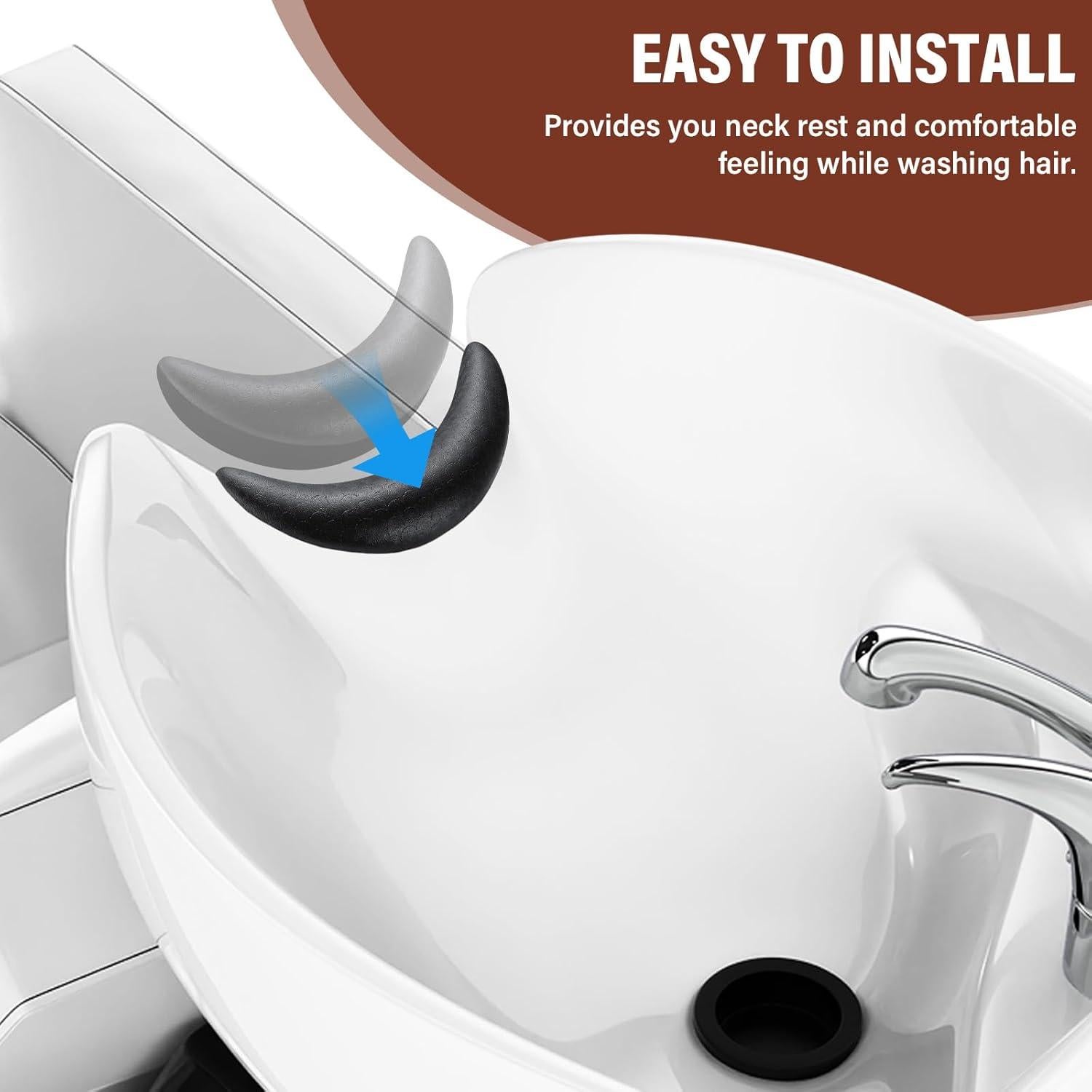 Reposacabezas para lavabo de champú Noverlife - Almohada ergonómica