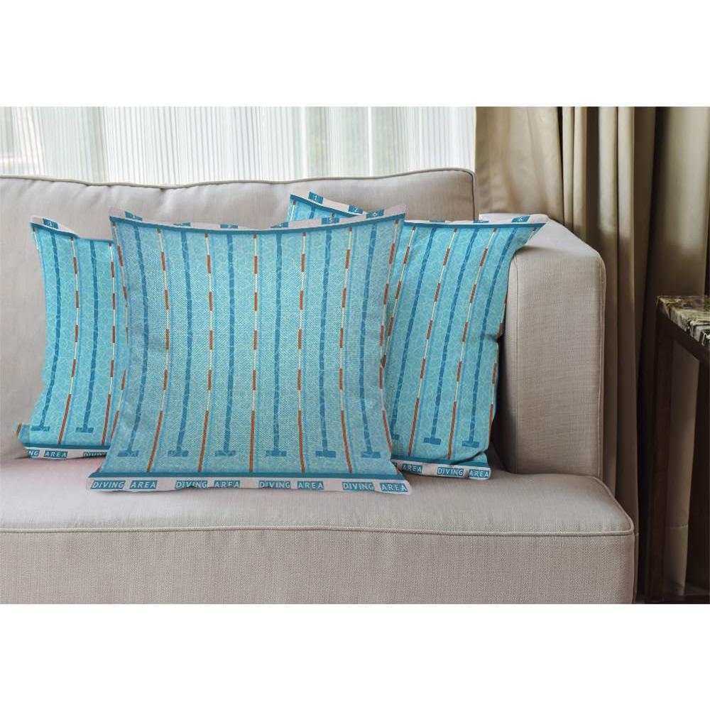 Funda de Cojín Cuadrada EKOBLA Algodón Lino 45x45 cm