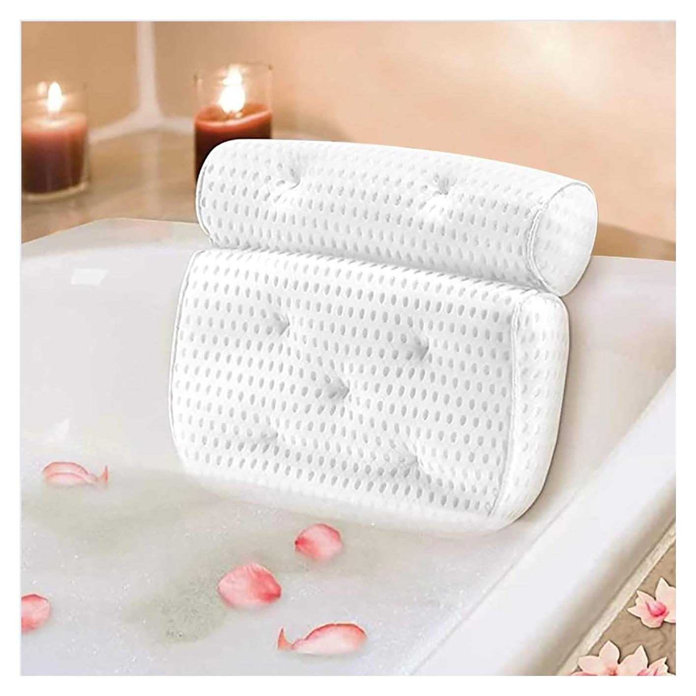 Cojín de Baño Ergonómico Henhingya - Soporte para Cabeza y Espalda