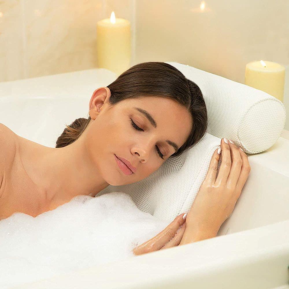 Cojín de Baño Ergonómico Henhingya - Soporte para Cabeza y Espalda