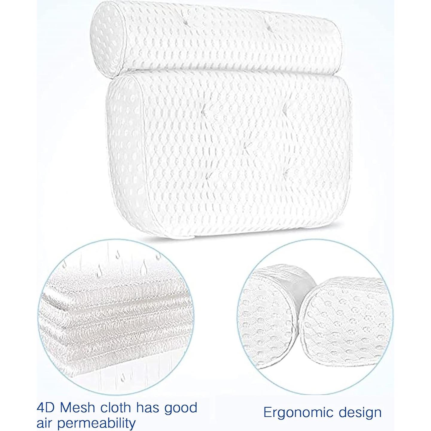 Cojín de Baño Ergonómico Henhingya - Soporte para Cabeza y Espalda