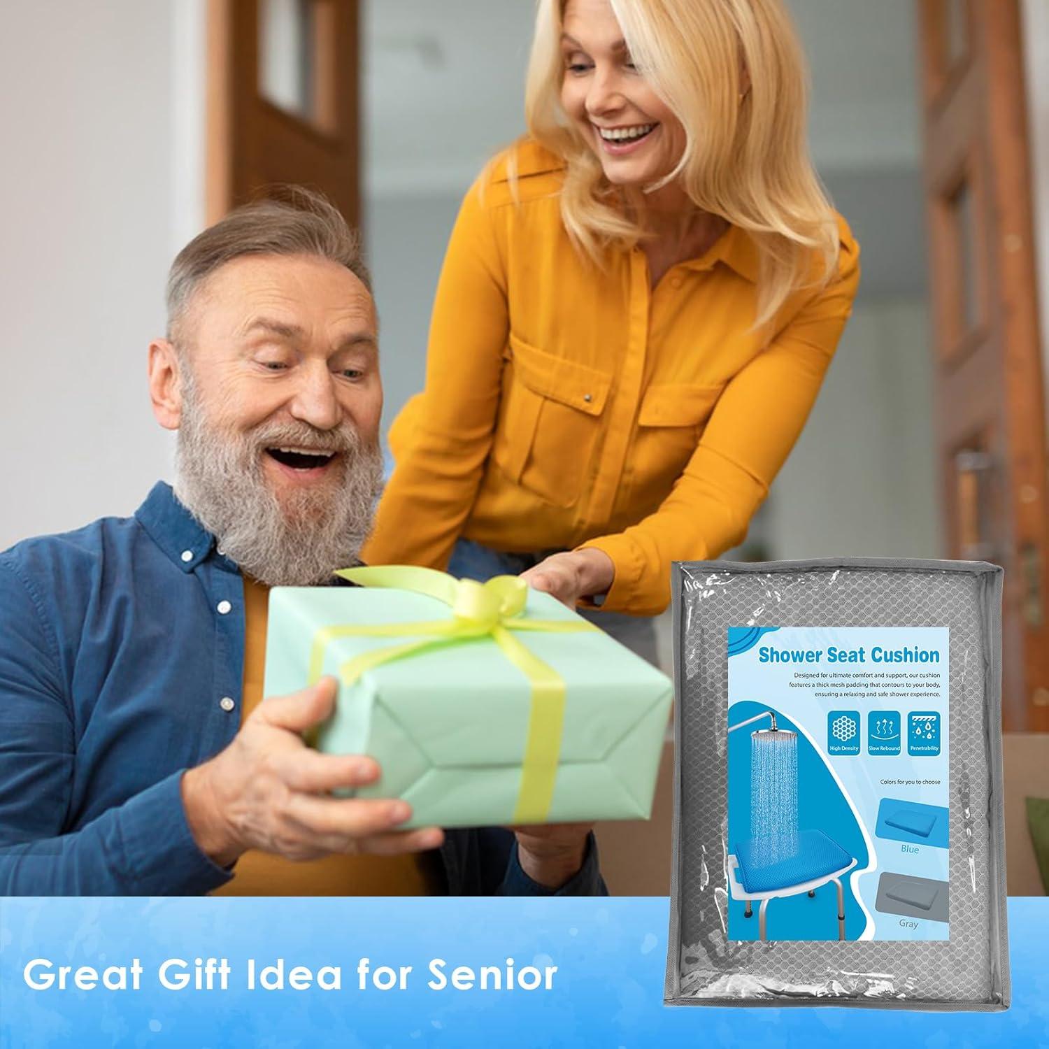 Cojín para Ducha AEROiVi SCC01-Gris Antideslizante 40x30cm