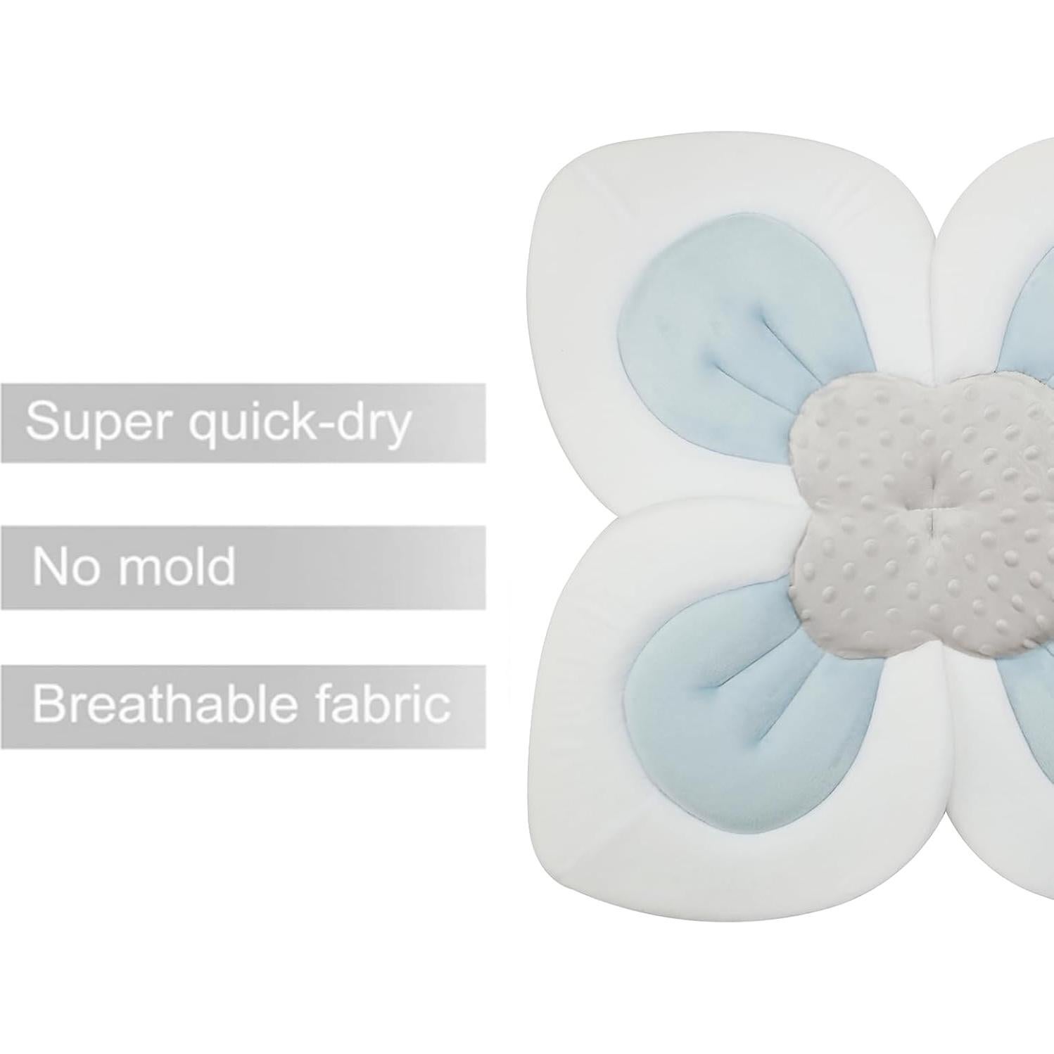 Almohadilla de Baño para Bebés PandaEar Flor de Loto Azul