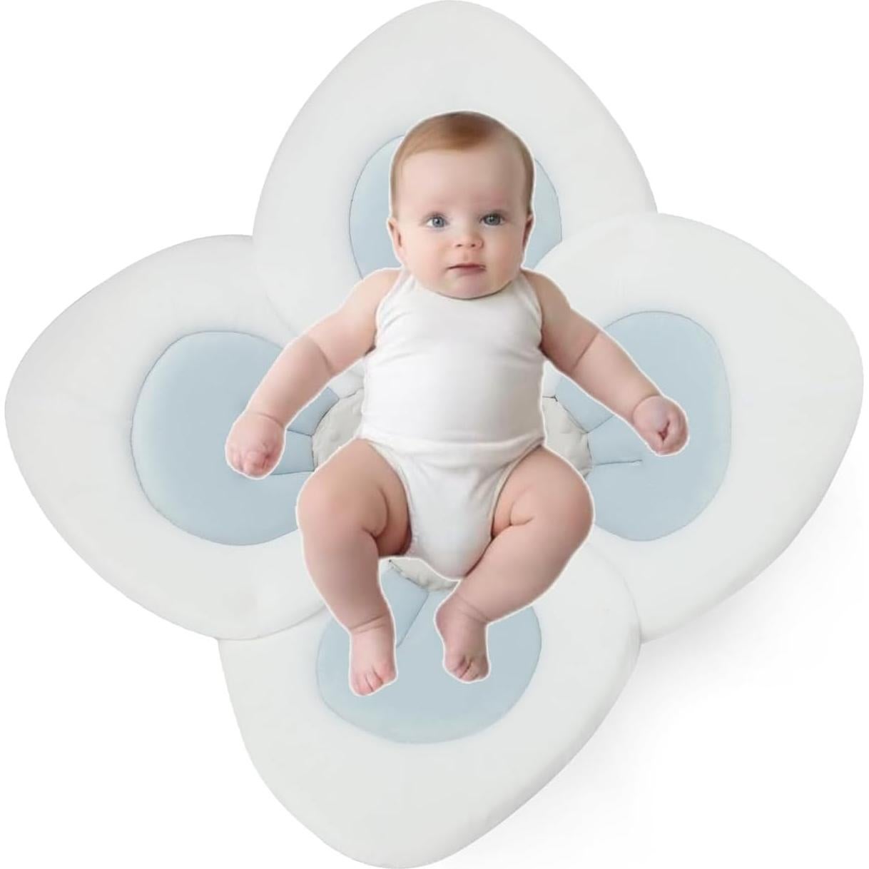 Almohadilla de Baño para Bebés PandaEar Flor de Loto Azul