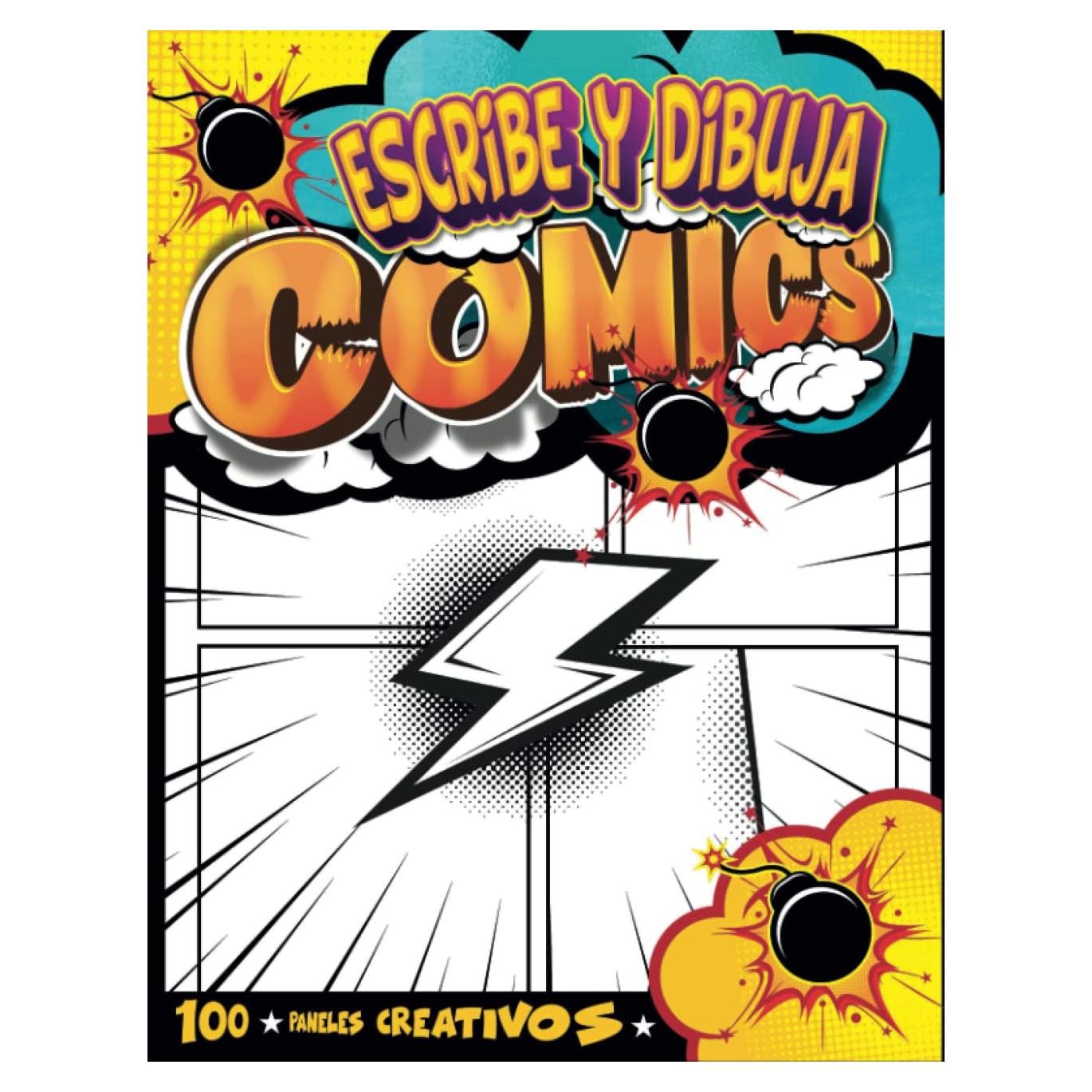 Cuaderno de Cómics Creativos - 100 Tableros A4