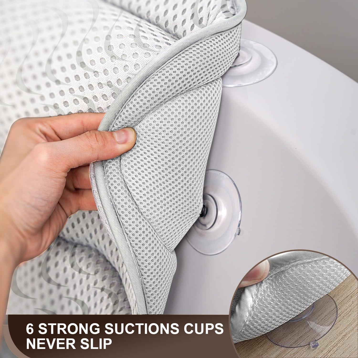 Almohada de Baño Ergonómica Horigay - Soporte Cuello y Espalda