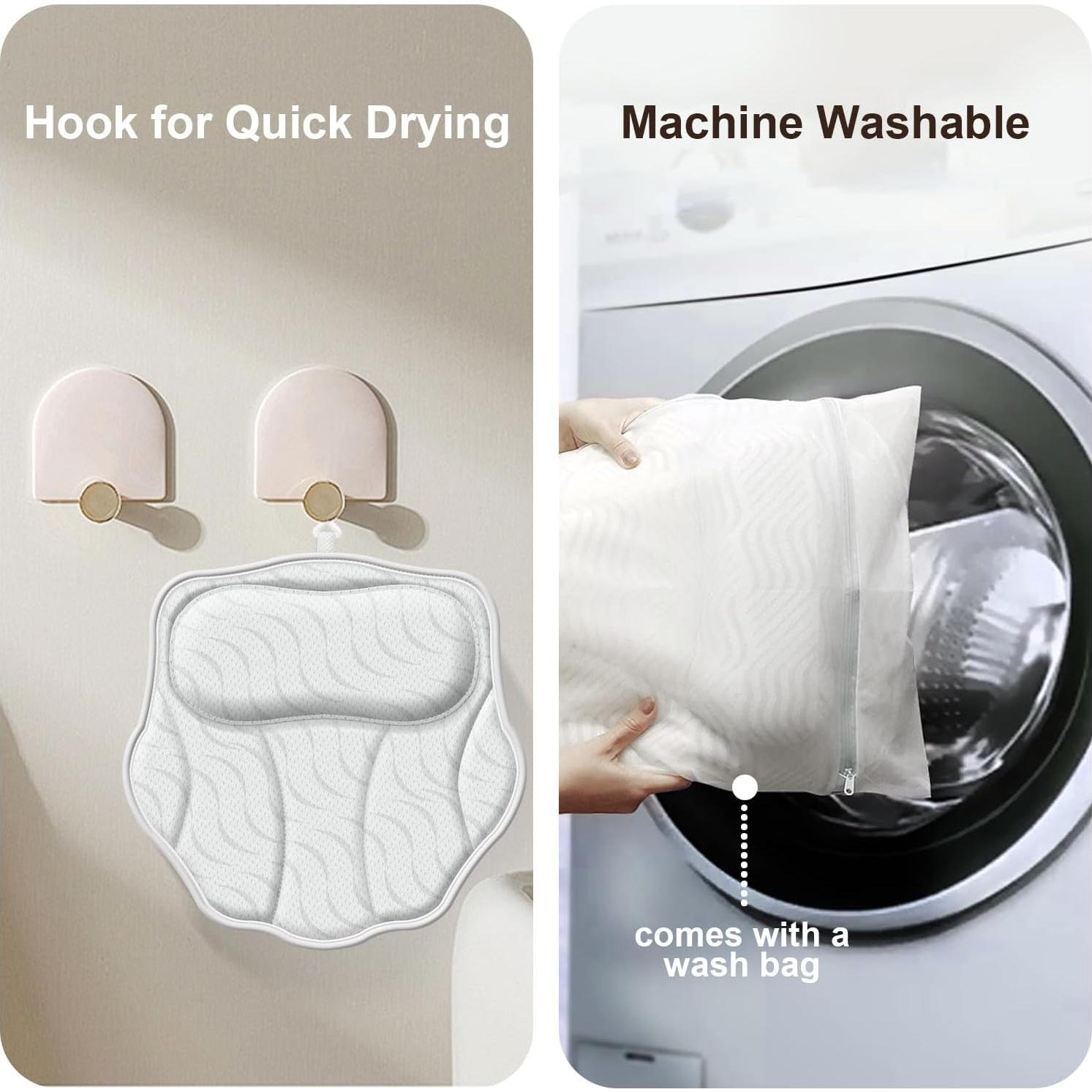 Almohada de Baño Ergonómica Horigay - Soporte Cuello y Espalda