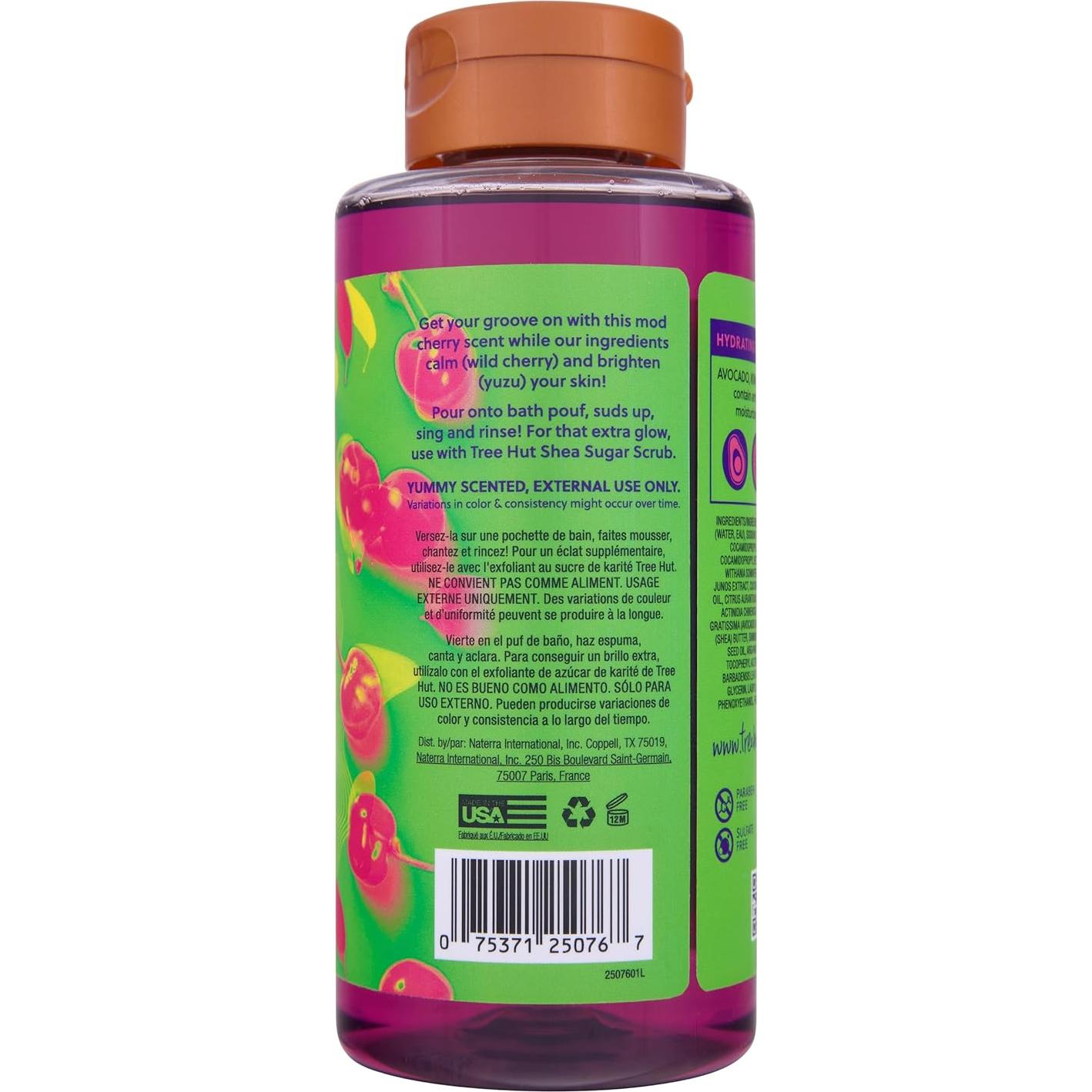 Gel de Ducha Espumoso Tree Hut Rave de Cereza 532 ml