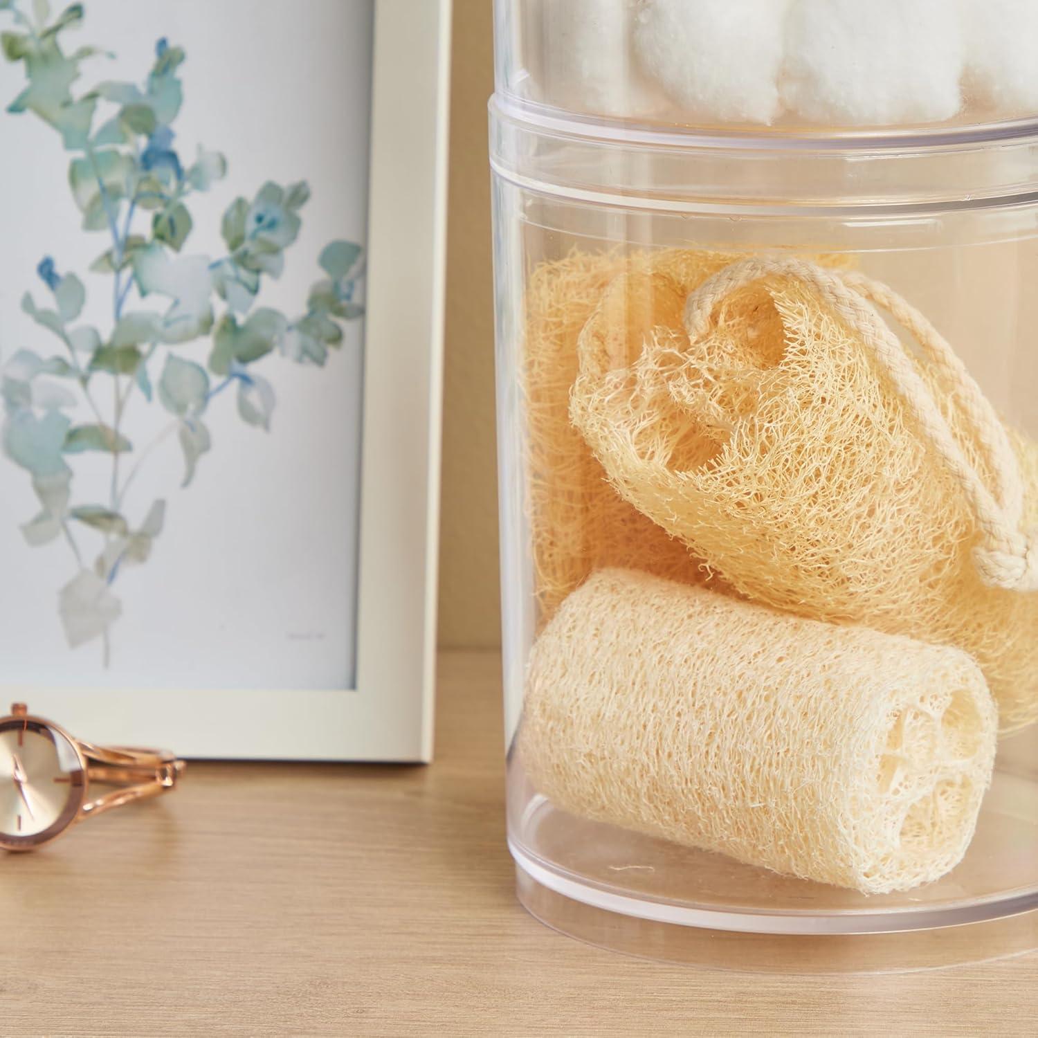 Contenedor Apilable Redondo US Acrylic - Juego de 2, 12.7 cm