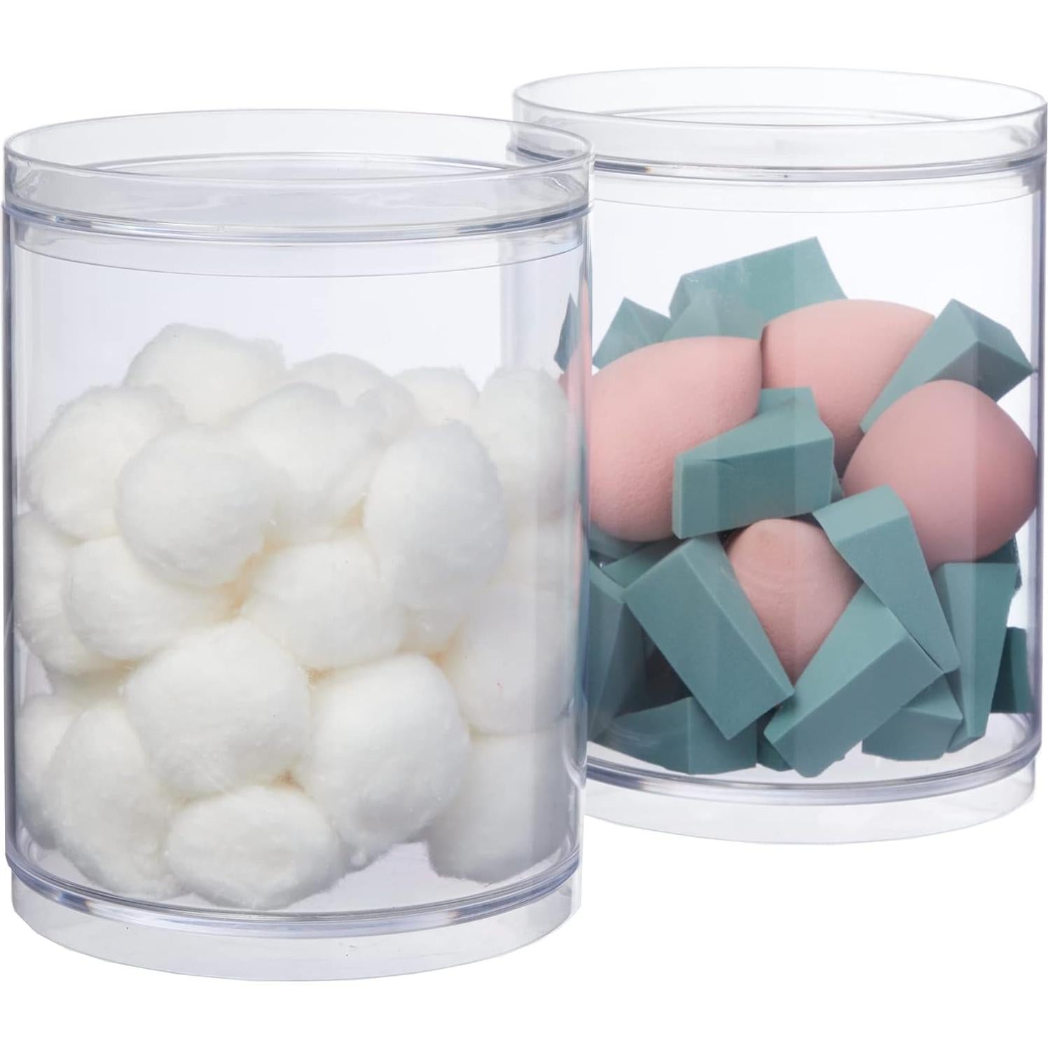 Contenedor Apilable Redondo US Acrylic - Juego de 2, 12.7 cm