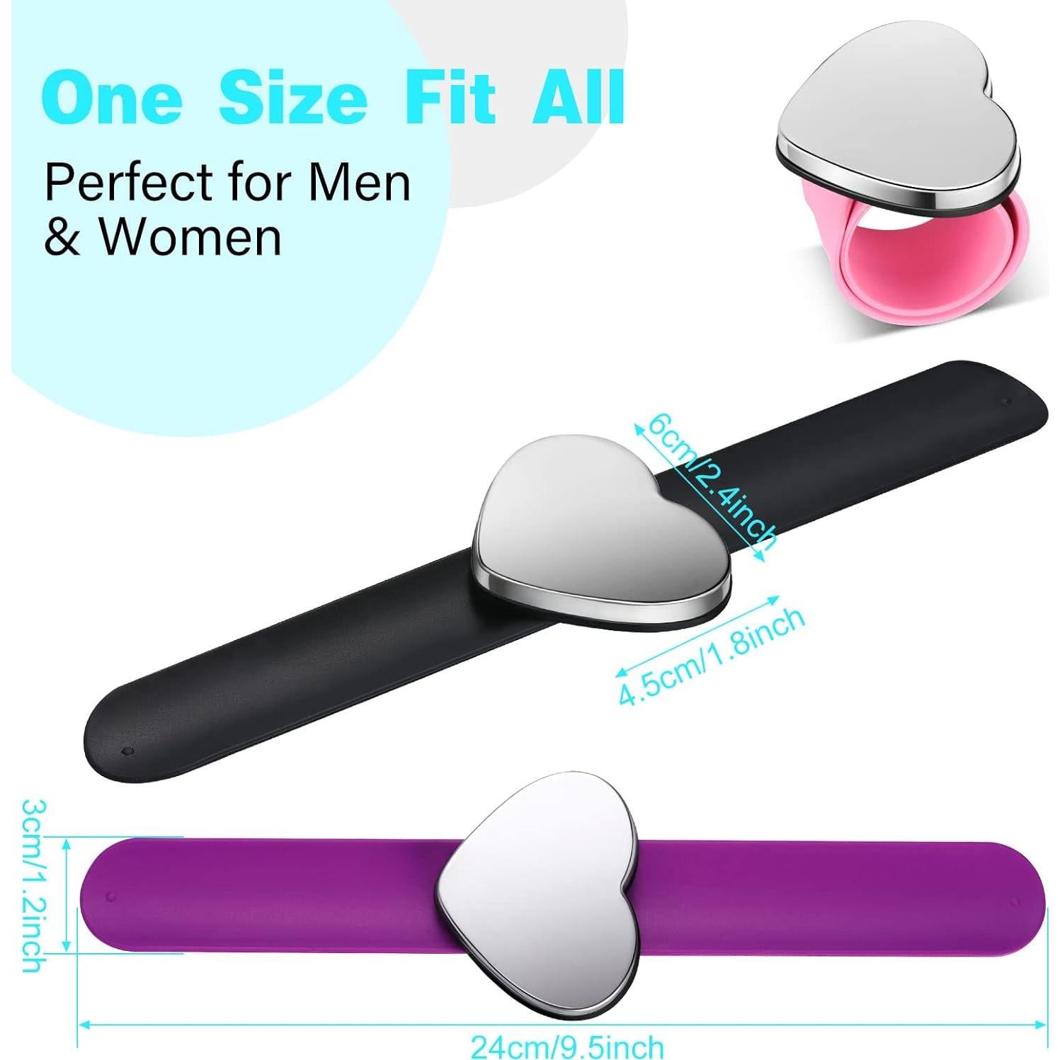 Pulsera Magnética Jexine 3 Pcs para Estilistas - Soporte Agujas y Clips