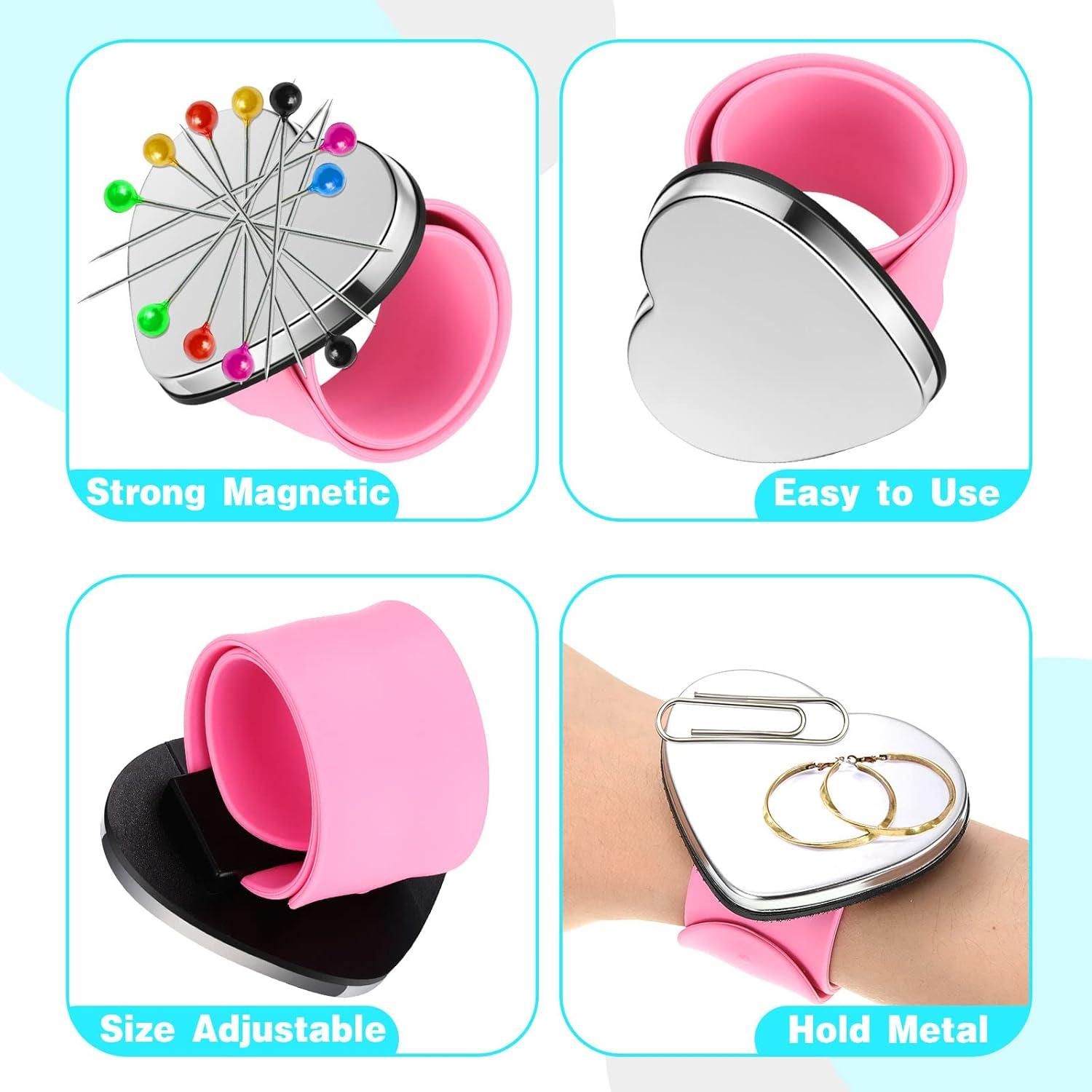 Pulsera Magnética Jexine 3 Pcs para Estilistas - Soporte Agujas y Clips