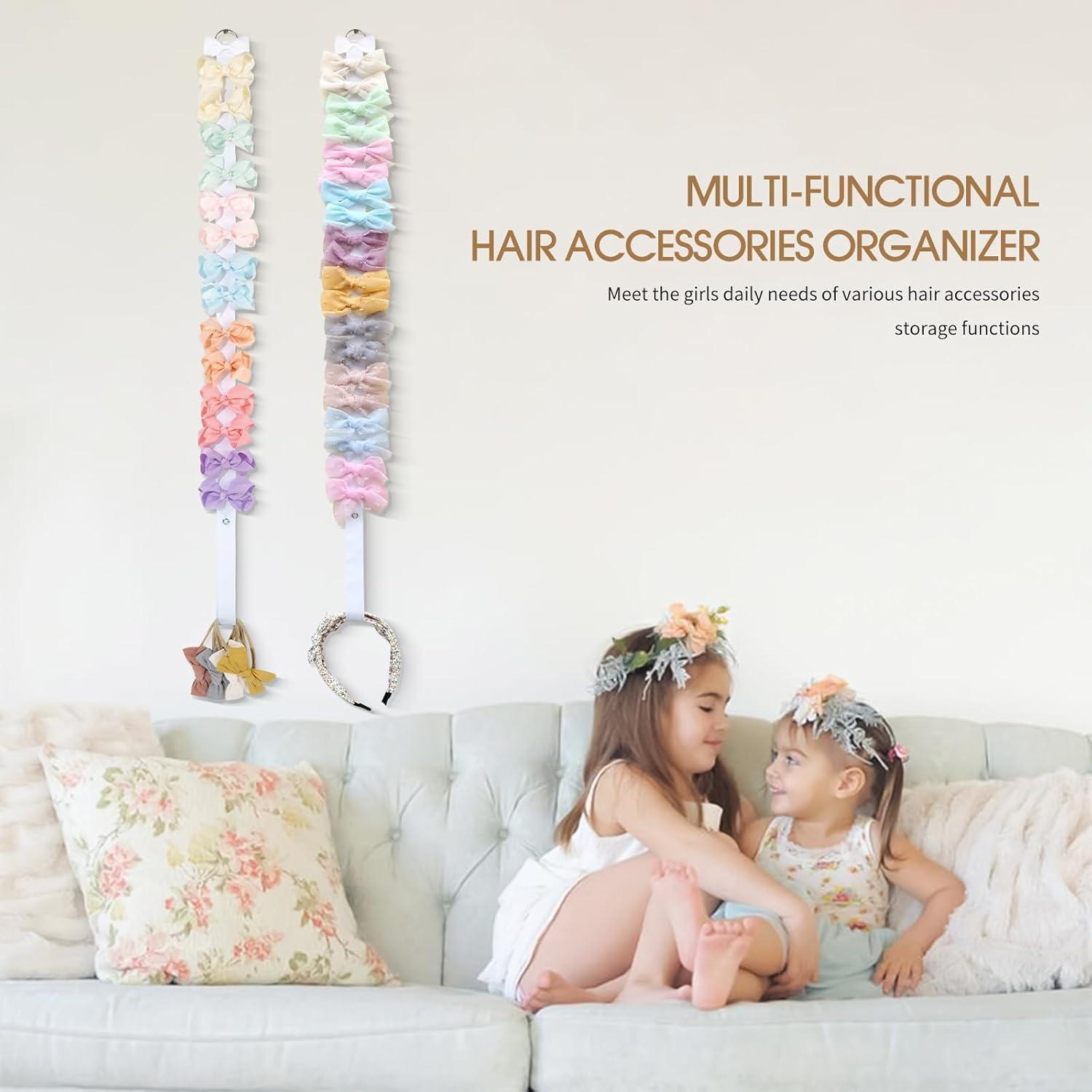 Soporte para Lazos POVETIRE 6 Piezas Organizador Blanco