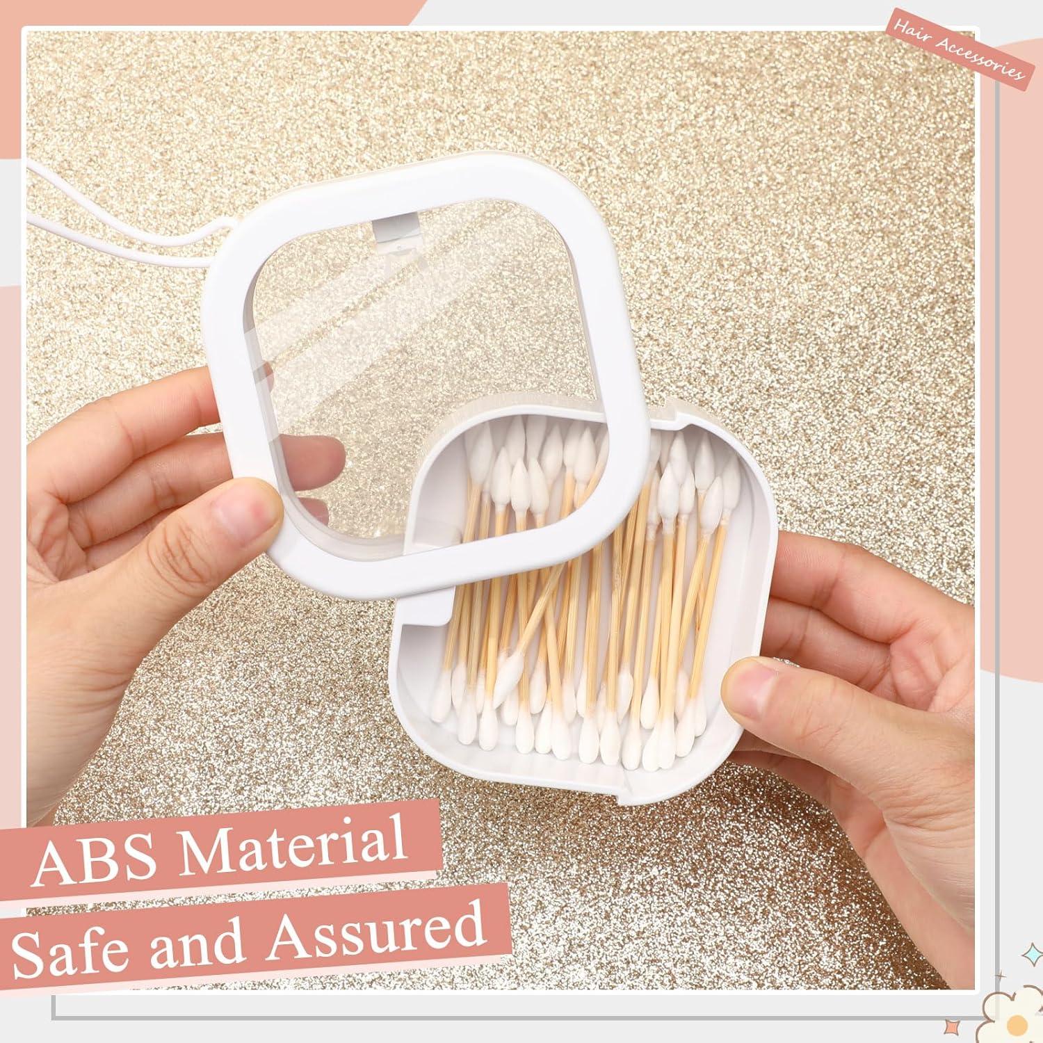 Organizador de Gomas de Pelo Portátil VOCOOL 3 Piezas Blanco