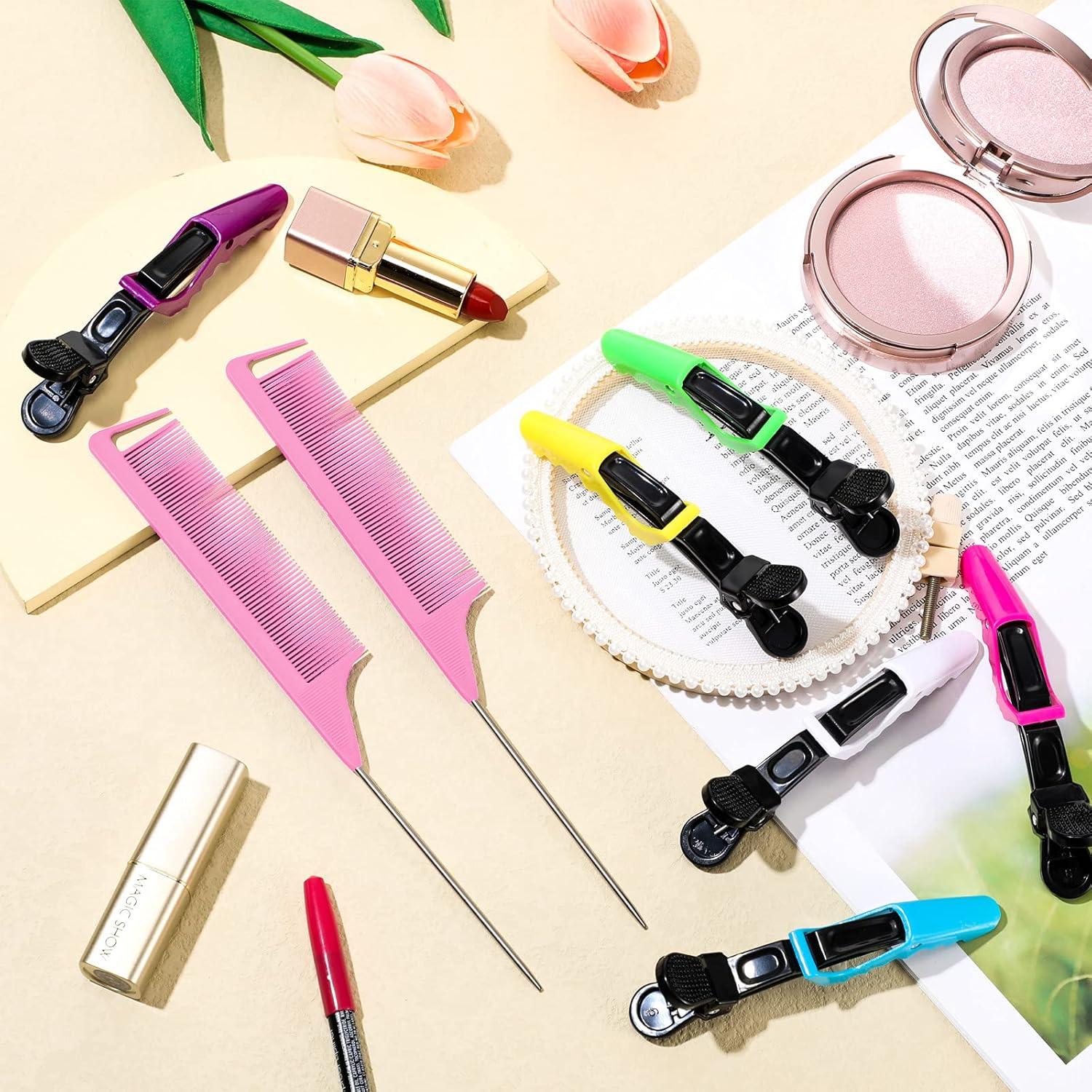 Pulsera Magnética Geiserailie Rosa con 3 Peines y 6 Clips